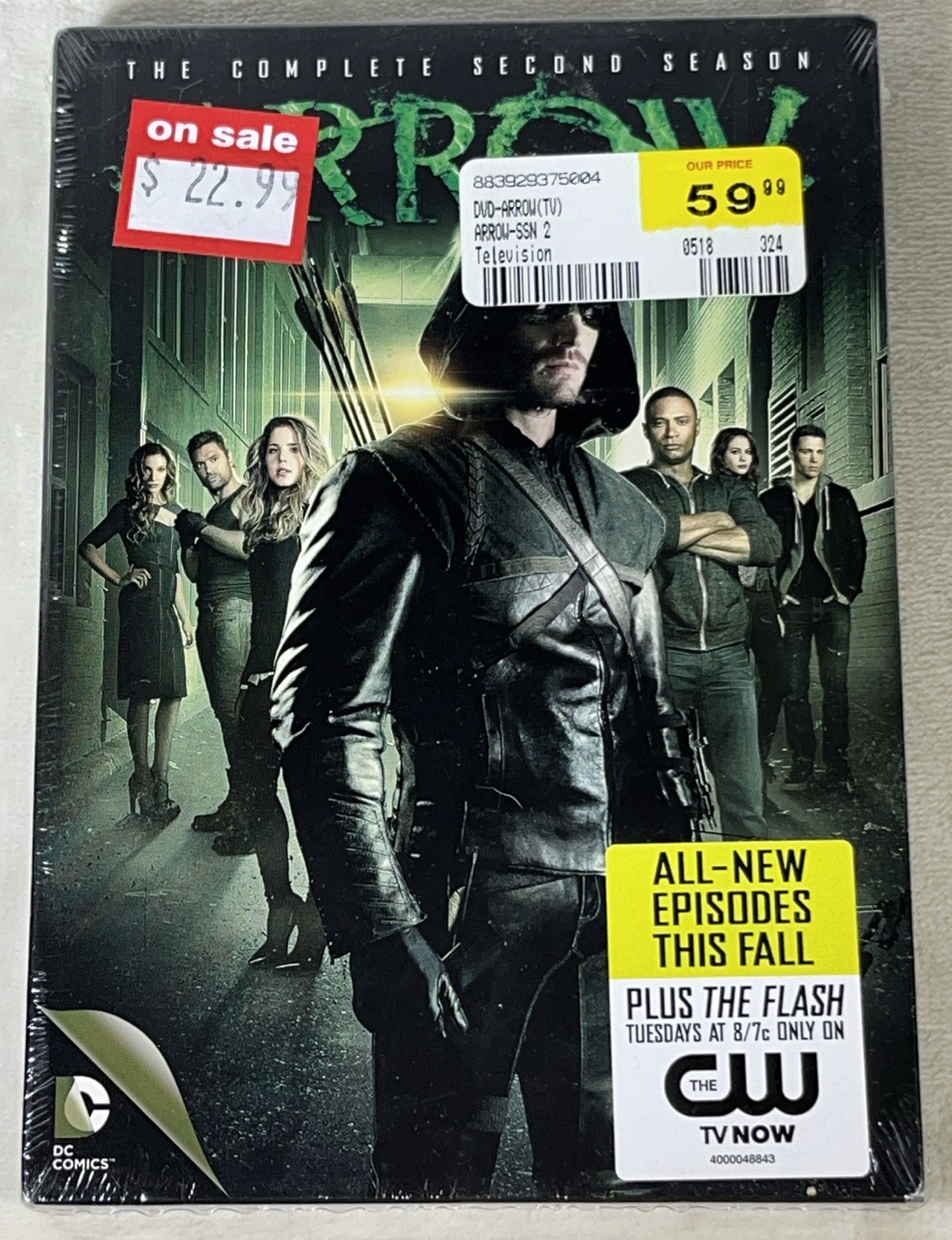 Arrow Second Season NEW SEALED DVD Warner Bros 2014 Stephen Amell