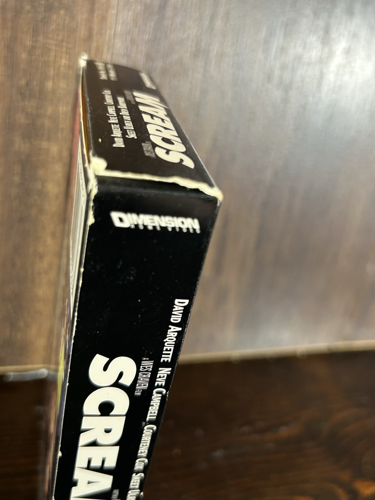 VTG Scream 1997 VHS Exclusive Neve Campbell Blue Cover Variant Rare Horror