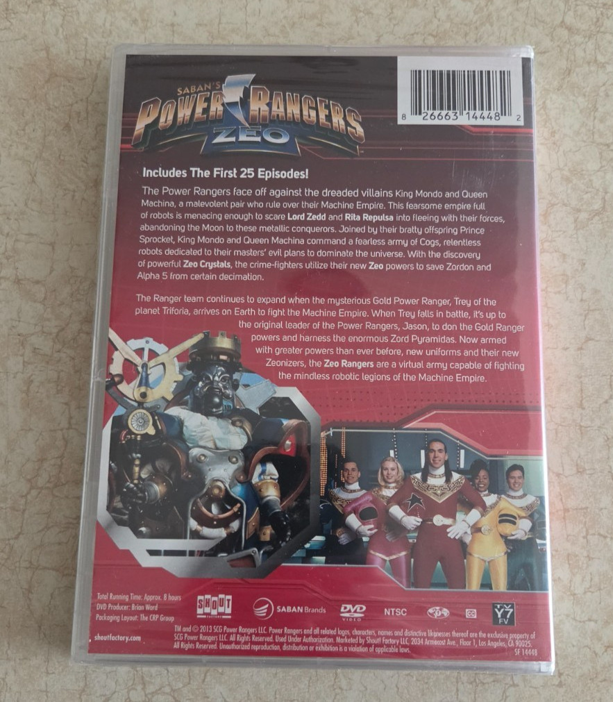 Power Rangers Zeo: Volume 1 (DVD, 1996)