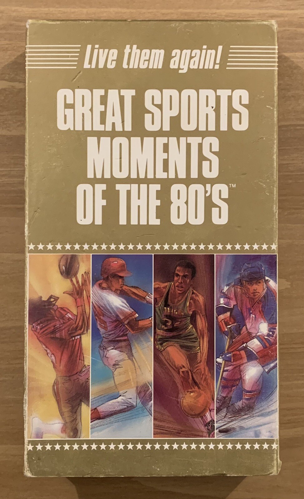 VHS ~ Gr8 Sports Moments Of The 80s ~ Color ~ FS ~ NR ~ 45 Mins ~ ‘89 ~ !L🟤🟤K!