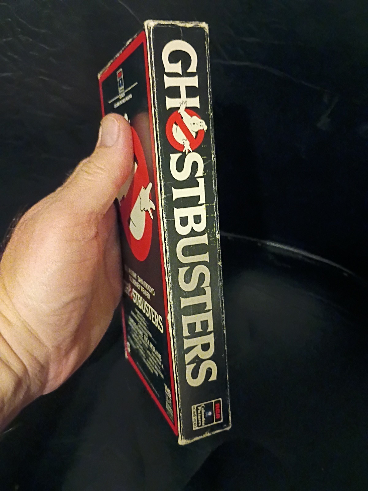 VTG Ghostbusters (1985 VHS RCA) 1st Edition Red Border Side Load Flap Slipsleeve