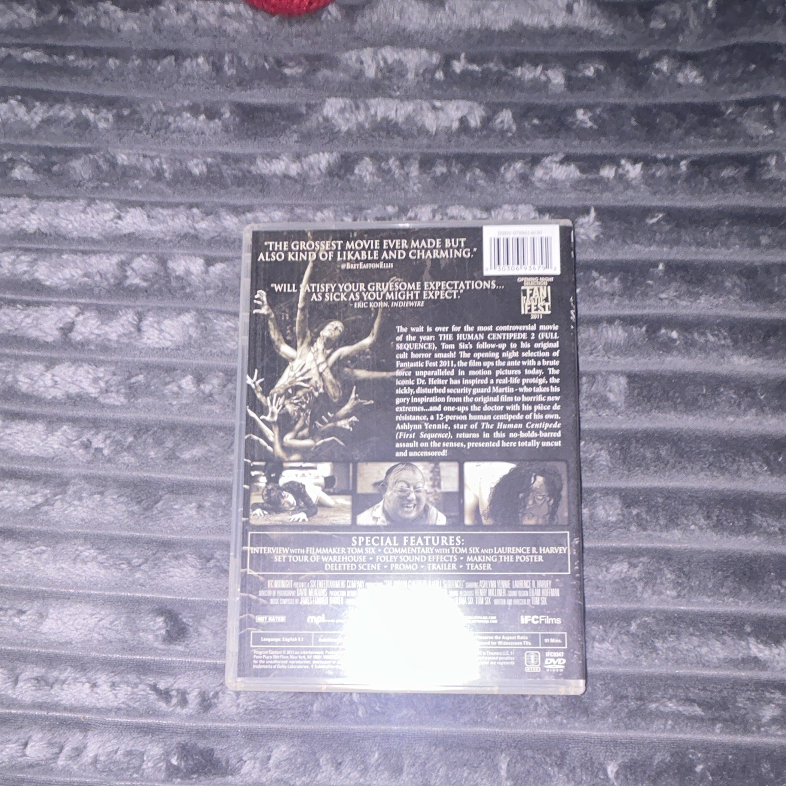 IFC Films The Human Centipede 1 & 2 Unrated Director’s Cut DVD Tom Six
