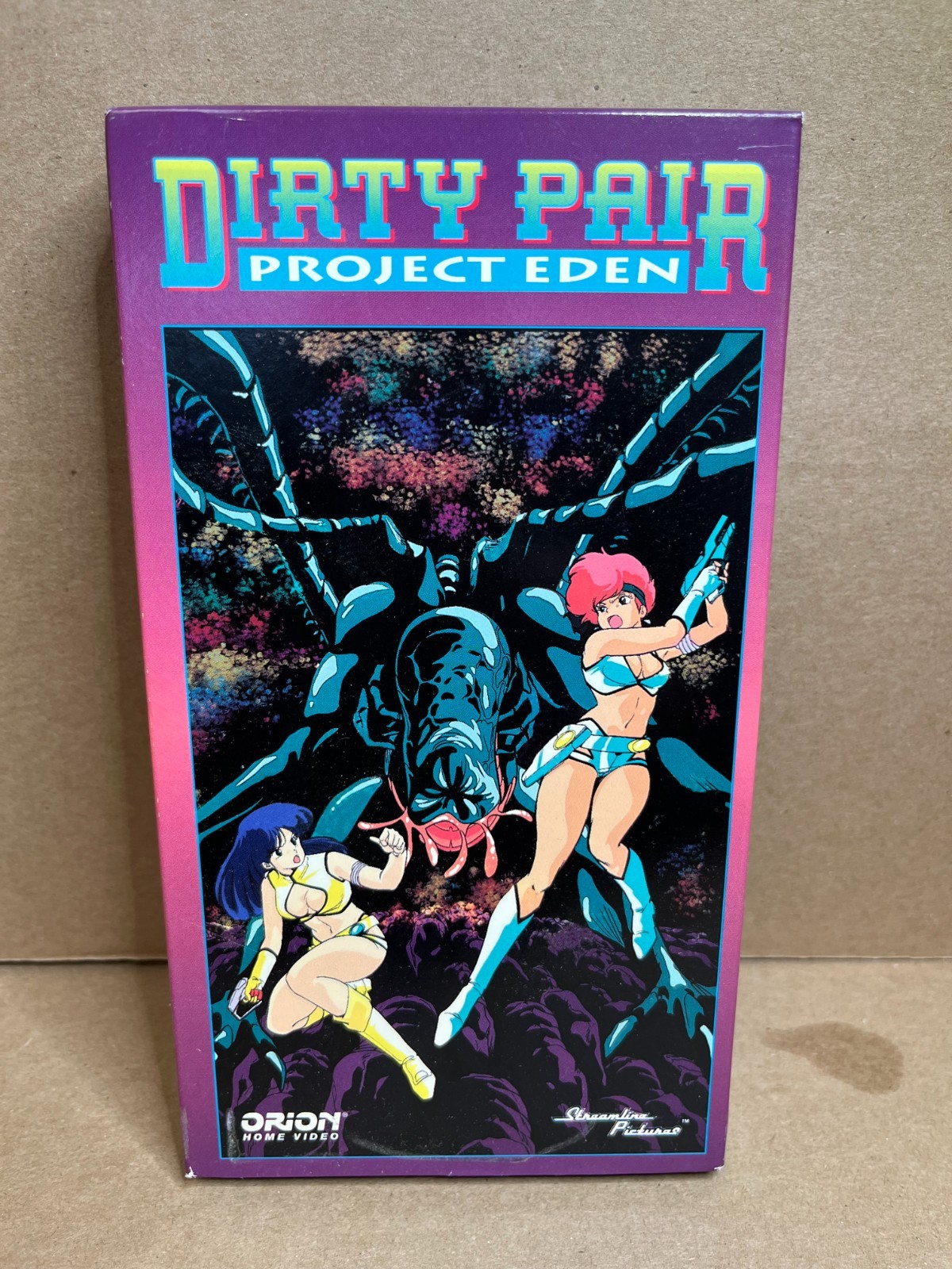 Dirty Pair Project Eden VHS 1994 Action Sci-fi English Carl Macek Adult Anime