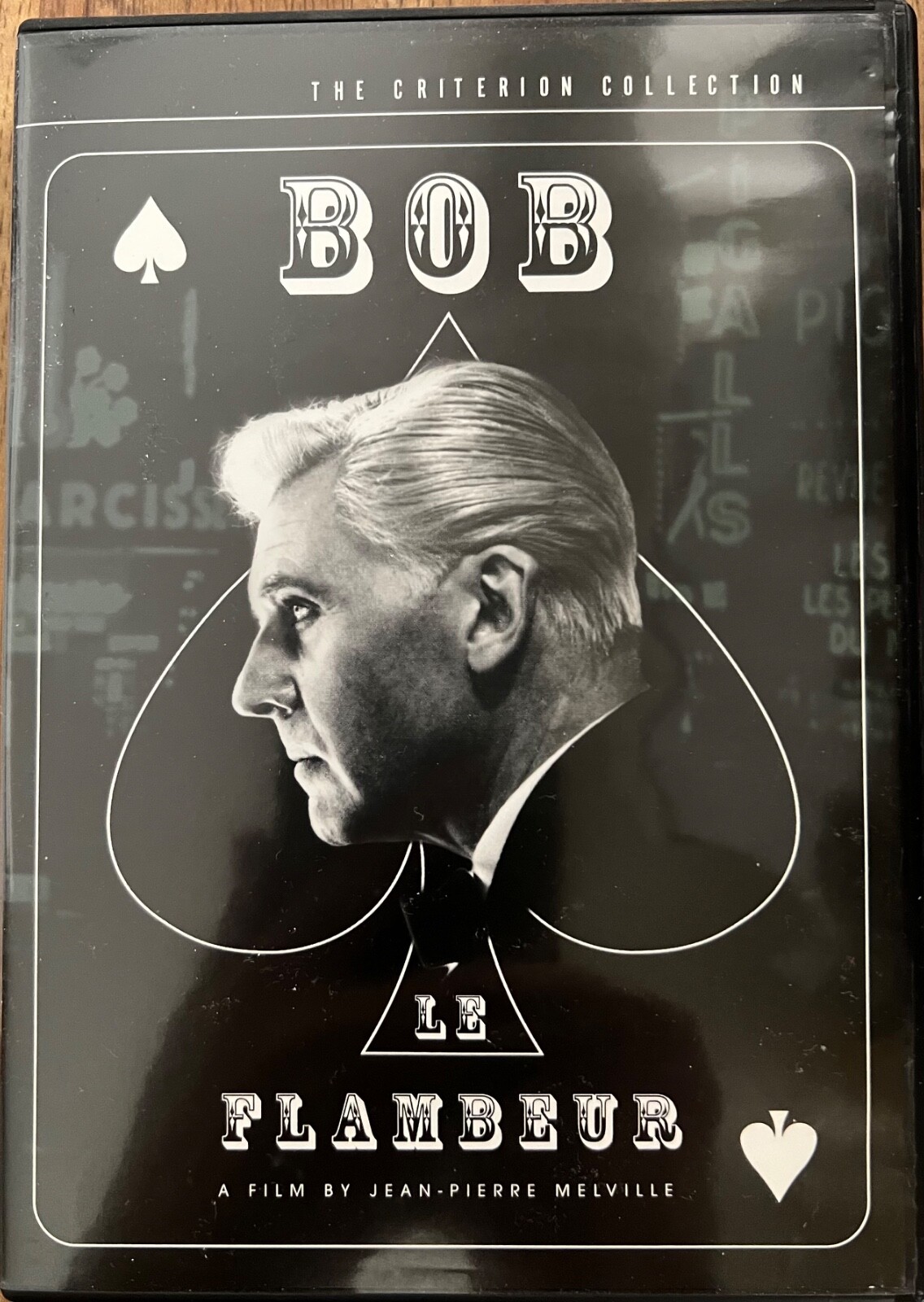 Jean-Pierre Melville’s “BOB LE FLAMBEUR” (DVD, 2002, Criterion Collection) OOP