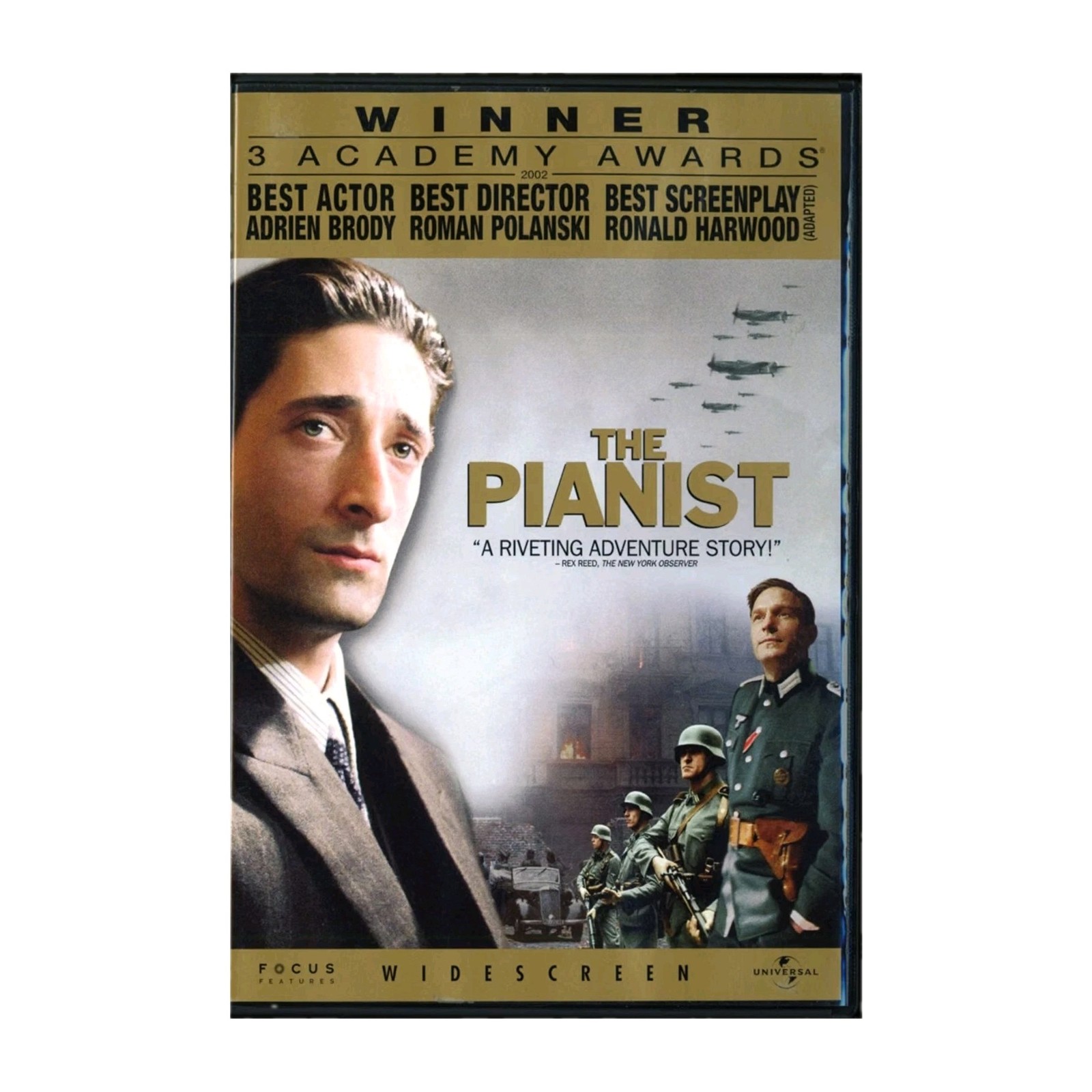 2002 The Pianist “A Riveting Adventure Story” DVD Movie Brand New Factory Sealed