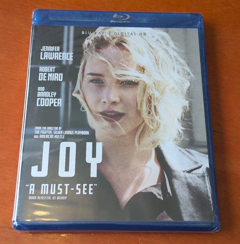 Joy Blu-ray Jennifer Lawrence Robert De Niro Bradley Cooper David O. Russell