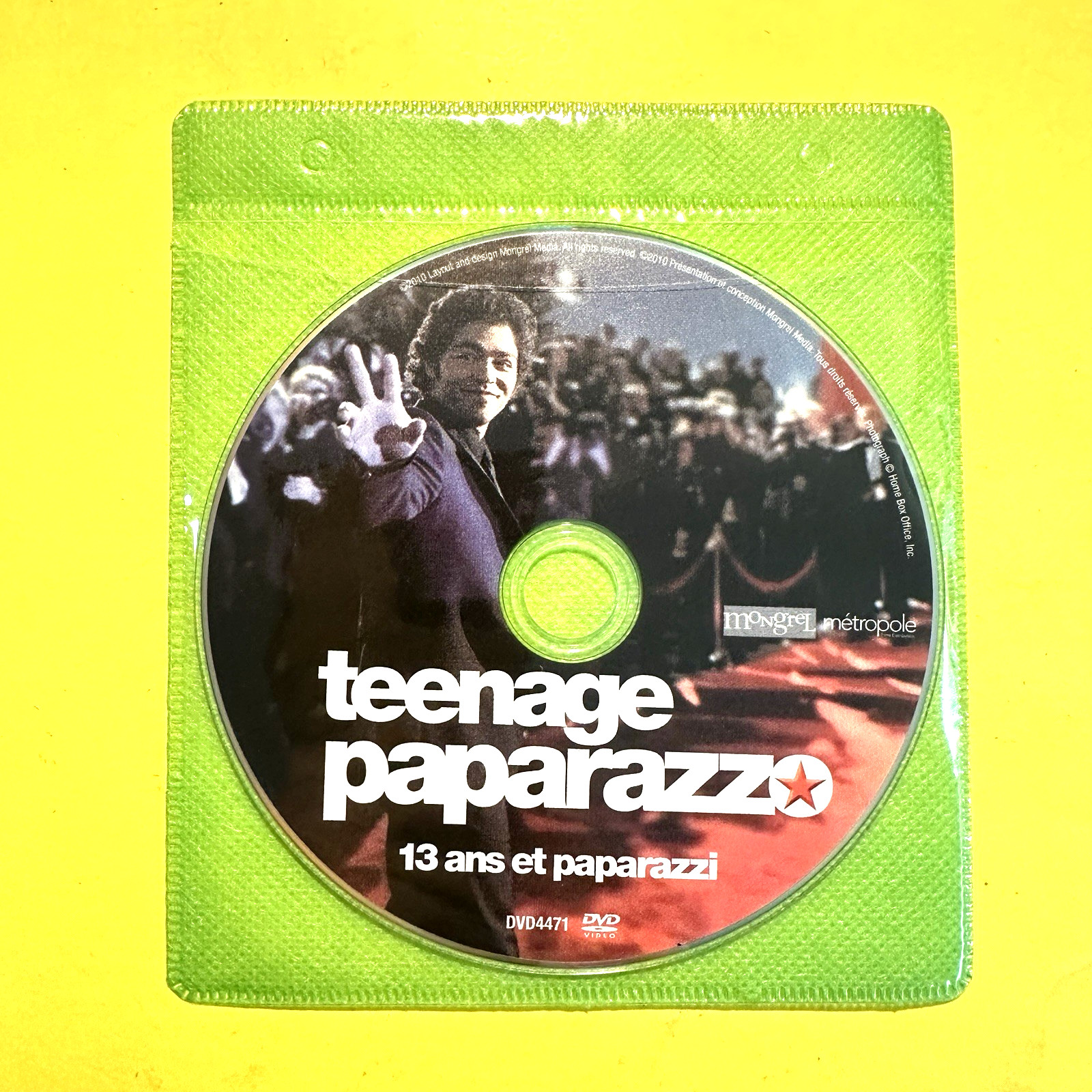 Teenage Paparazzo DVD Disc ONLY