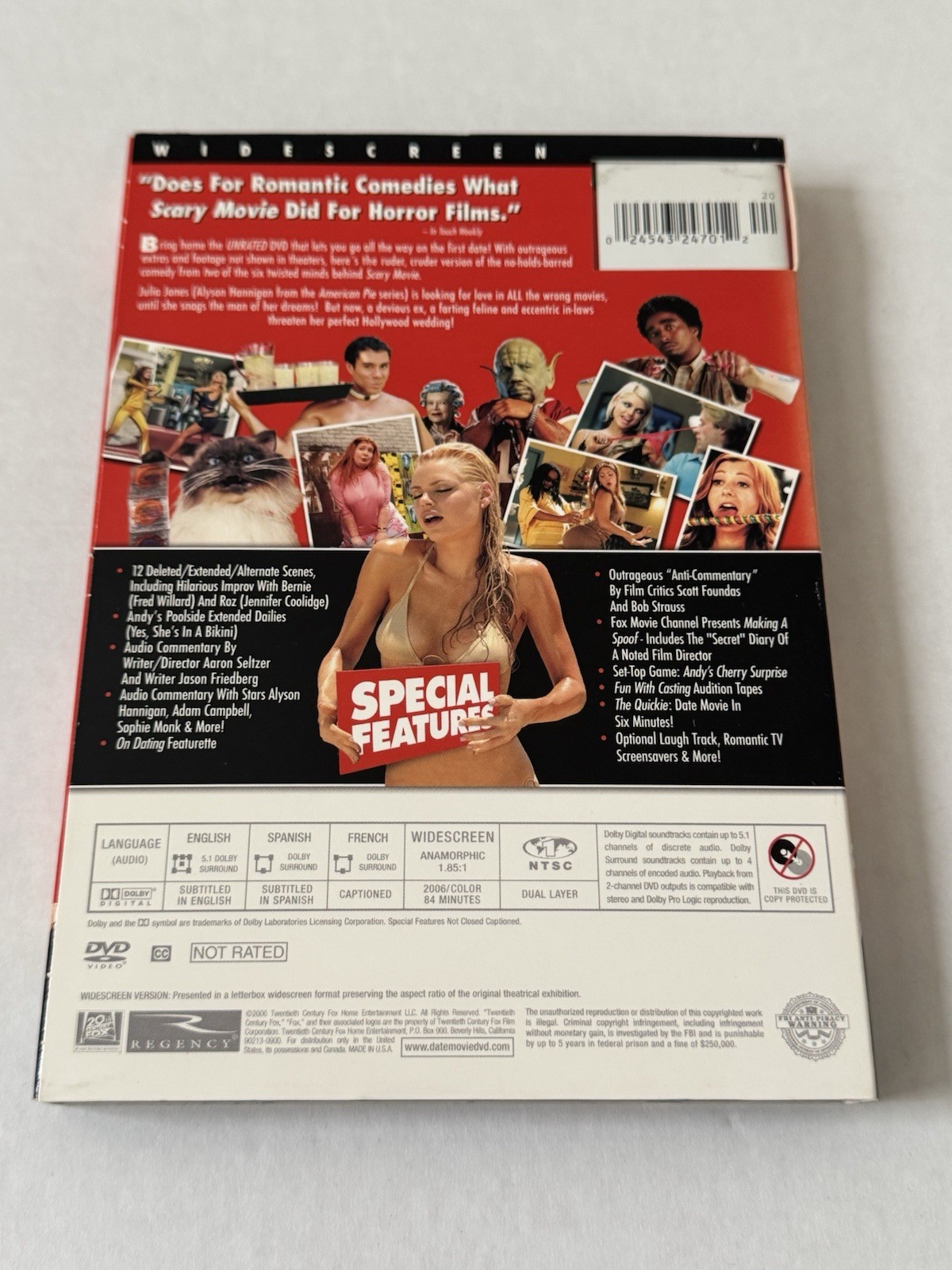 Date Movie (Unrated Edition) – DVD – VERY GOOD