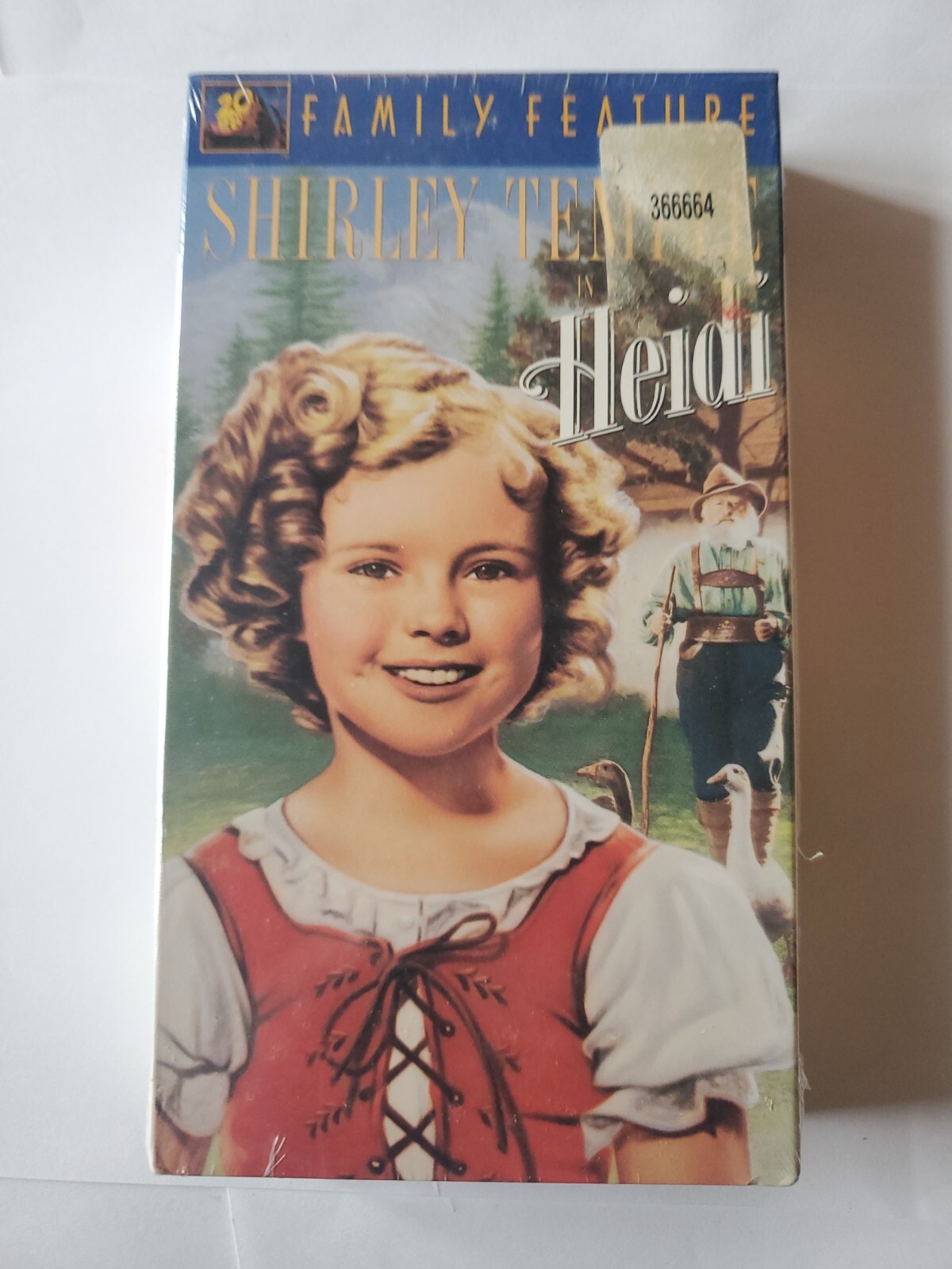 Heidi VHS 2001 Shirley Temple Colorized Slipsleeve Brand New Factory Sealed