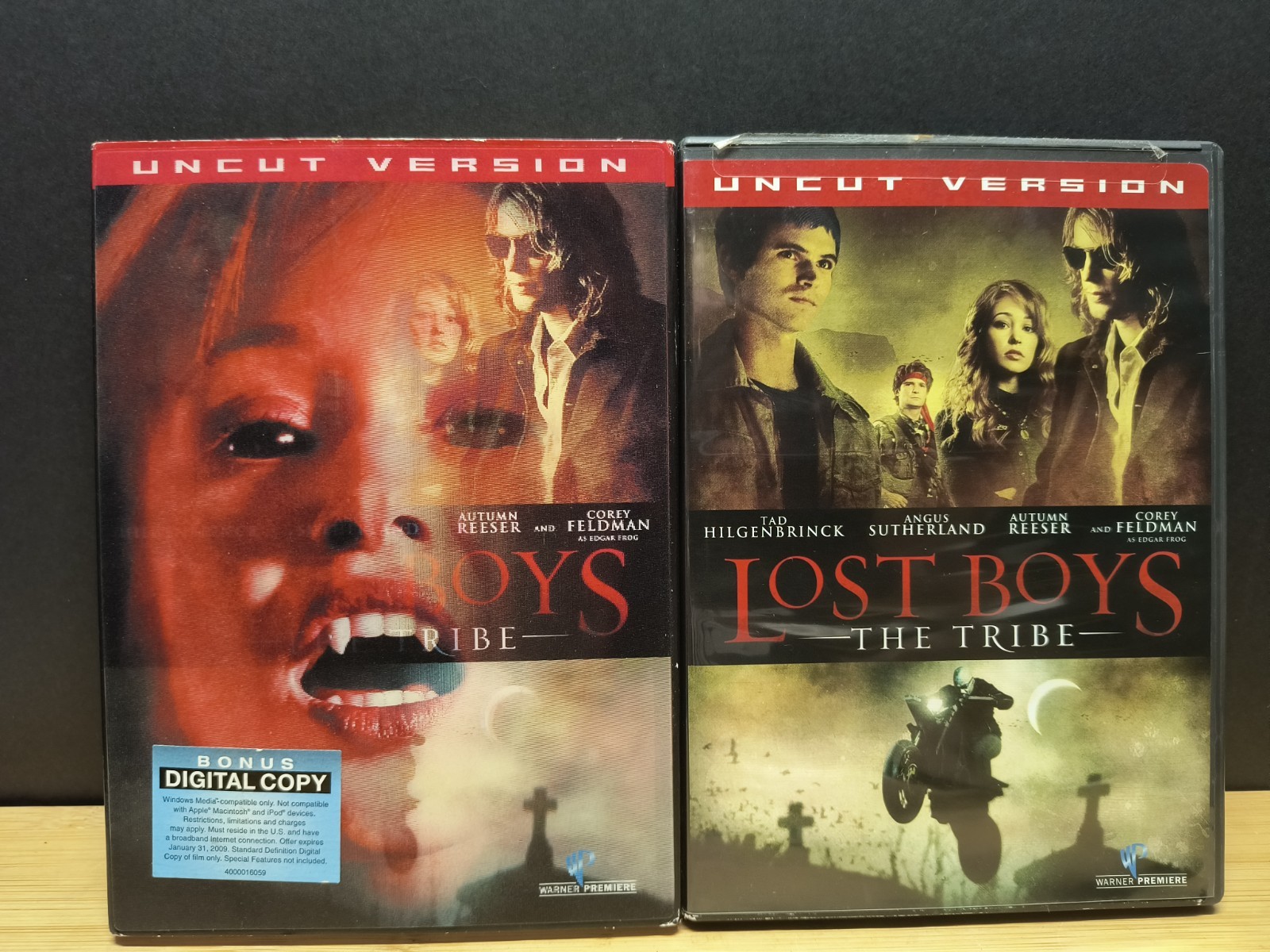 Lost Boys -The Tribe (DVD, 2008) Warner Brothers UNCUT Version Lenticular cover