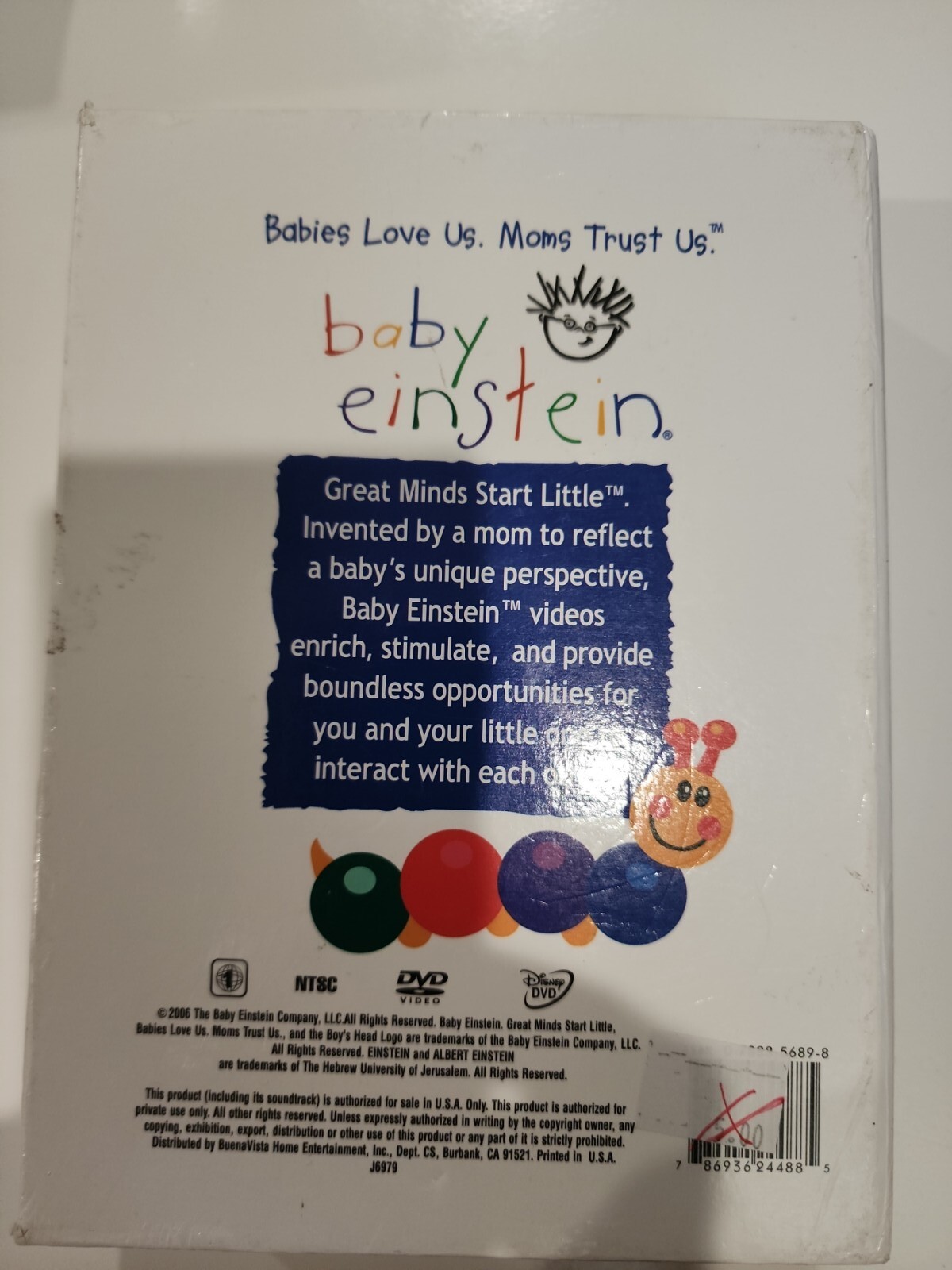 Baby Einstein DVD Collection Walt Disney Educational 17 discs incomplete set