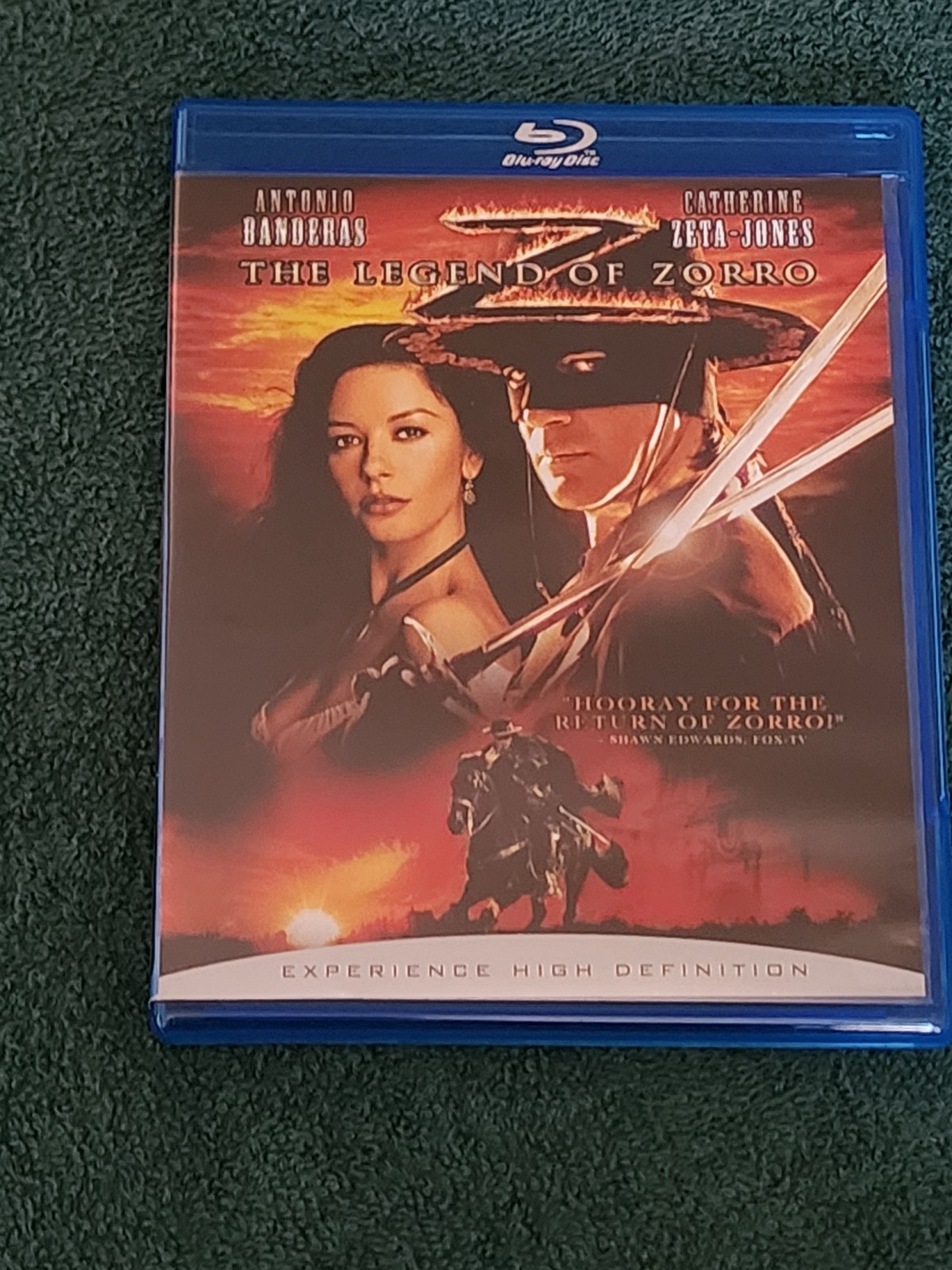 The Legend of Zorro (Blu-ray, 2005) Antonio Banderas, Catherine Zeta-Jones Used