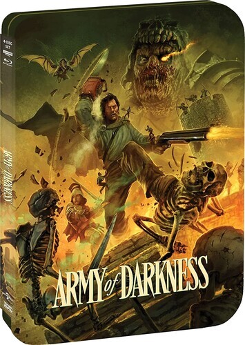 New Army of Darkness 4K Ultra HD Steelbook Scream Factory Sam Raimi Horror NEW