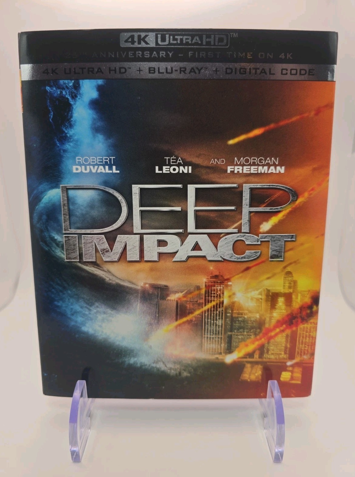 Deep Impact (1998) 4K UHD + Blu-ray W/Slipcover ~ Robert Duvall, Morgan Freeman