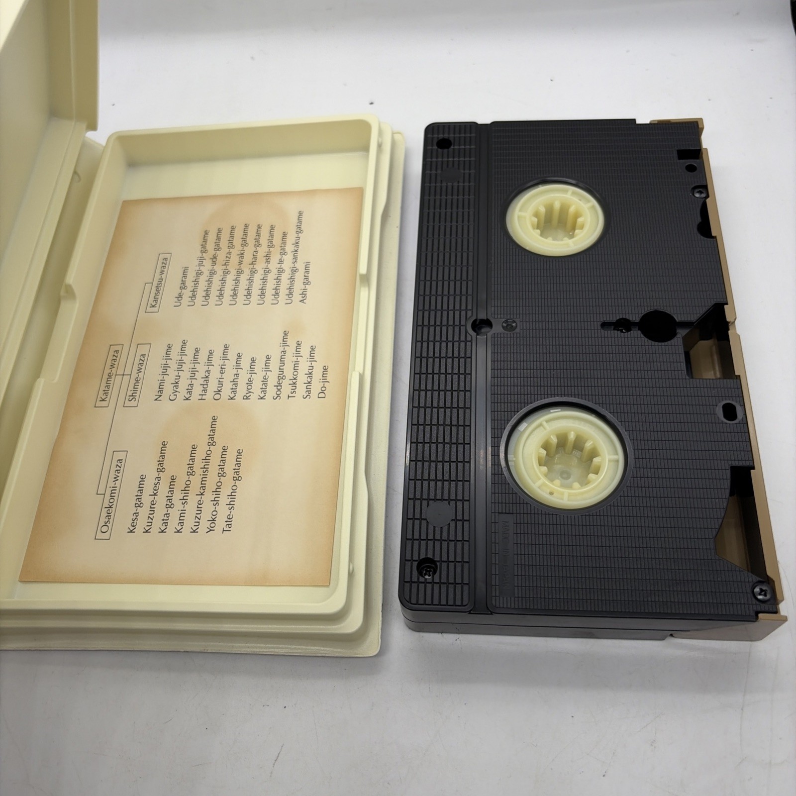 Kodokan Judo Katame Waza VHS Video Series No.3 Sealed Japan Techniques 80min