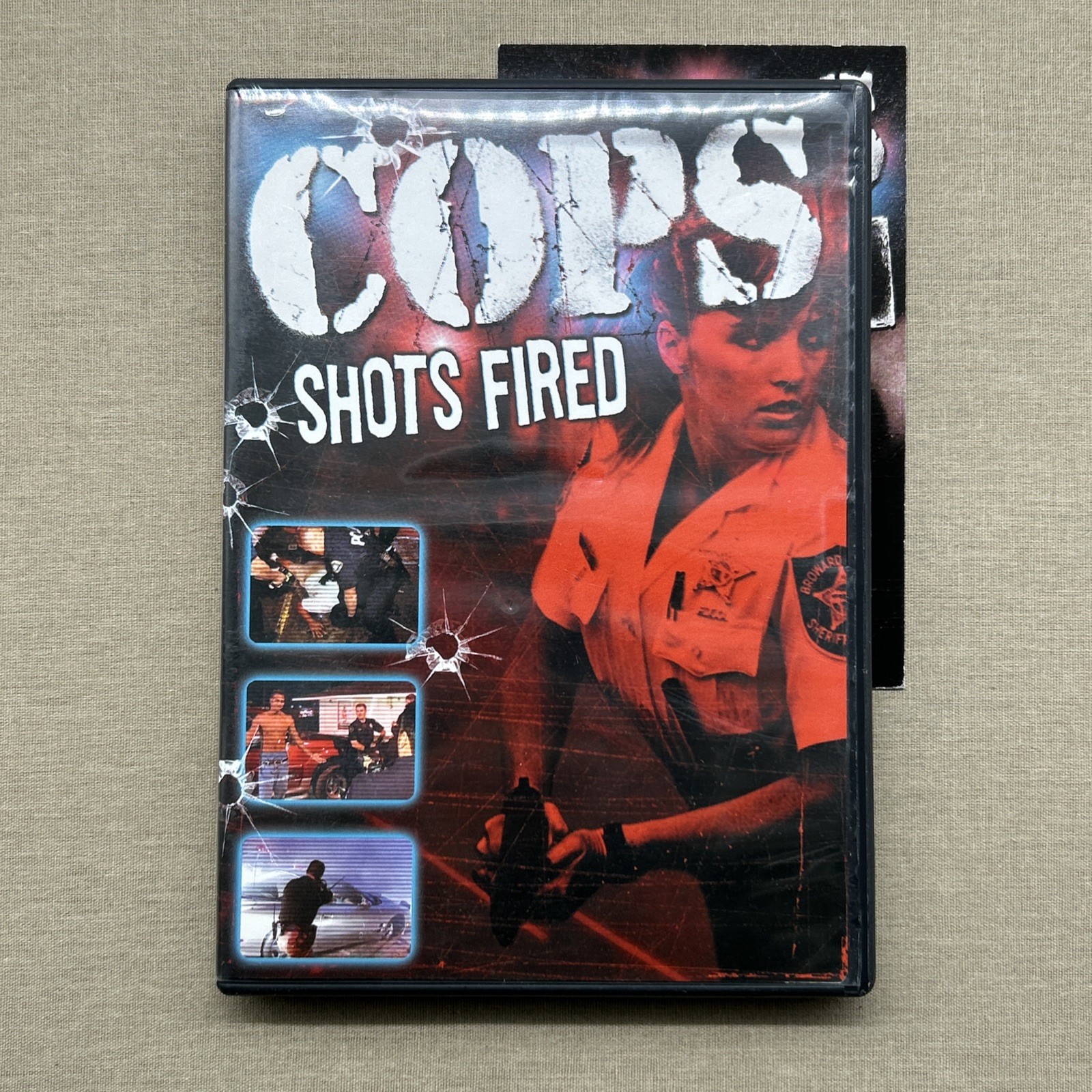 COPS: Shots Fired (DVD 2003) Fox TV Series Police Criminal Confrontation Footage