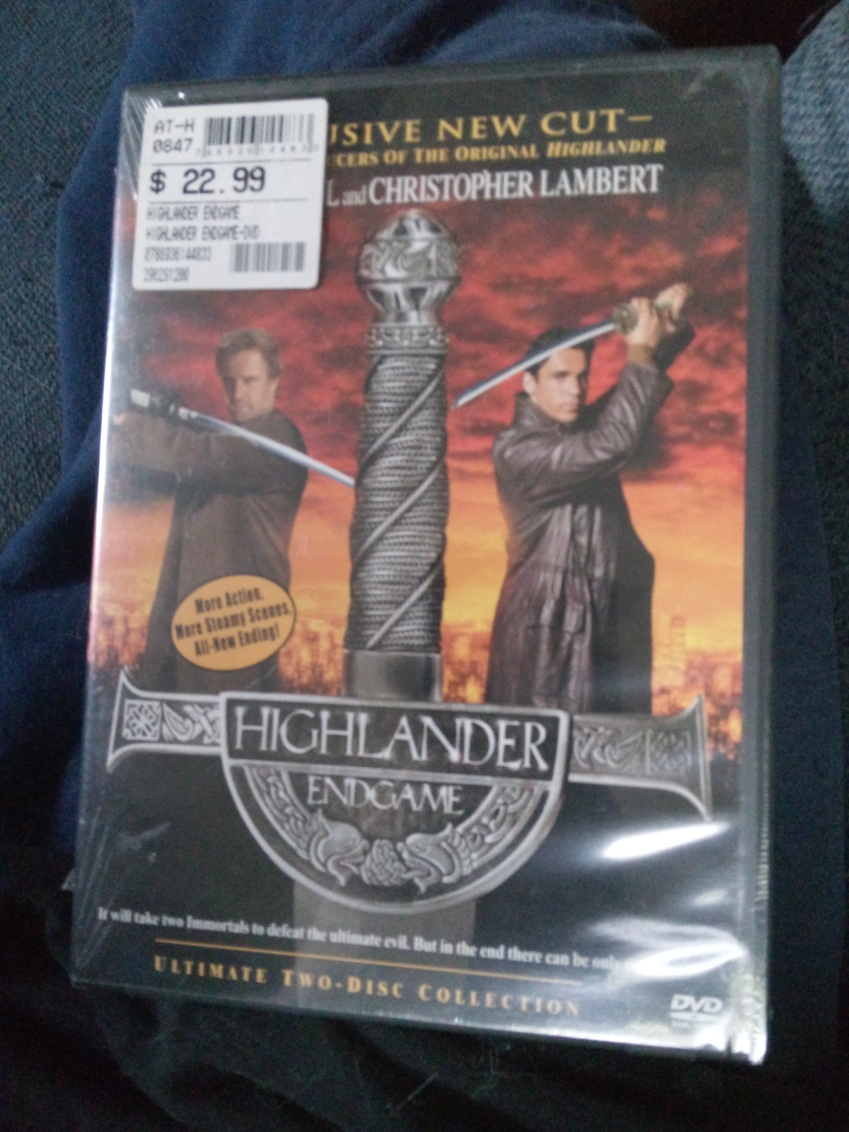 New & Sealed Highlander: Endgame DVD, 2001, 2-Disc Set Christopher Lambert