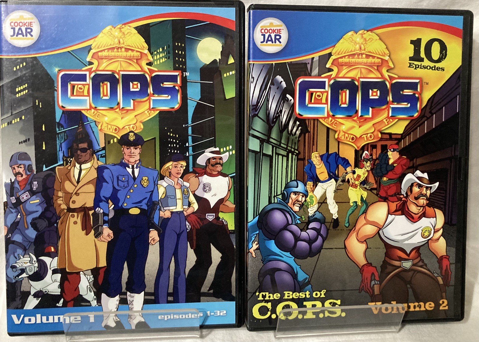 COPS (1988) DVD Lot Vol. 1 & Best of Vol. 2 Tested Working Used Great Condition
