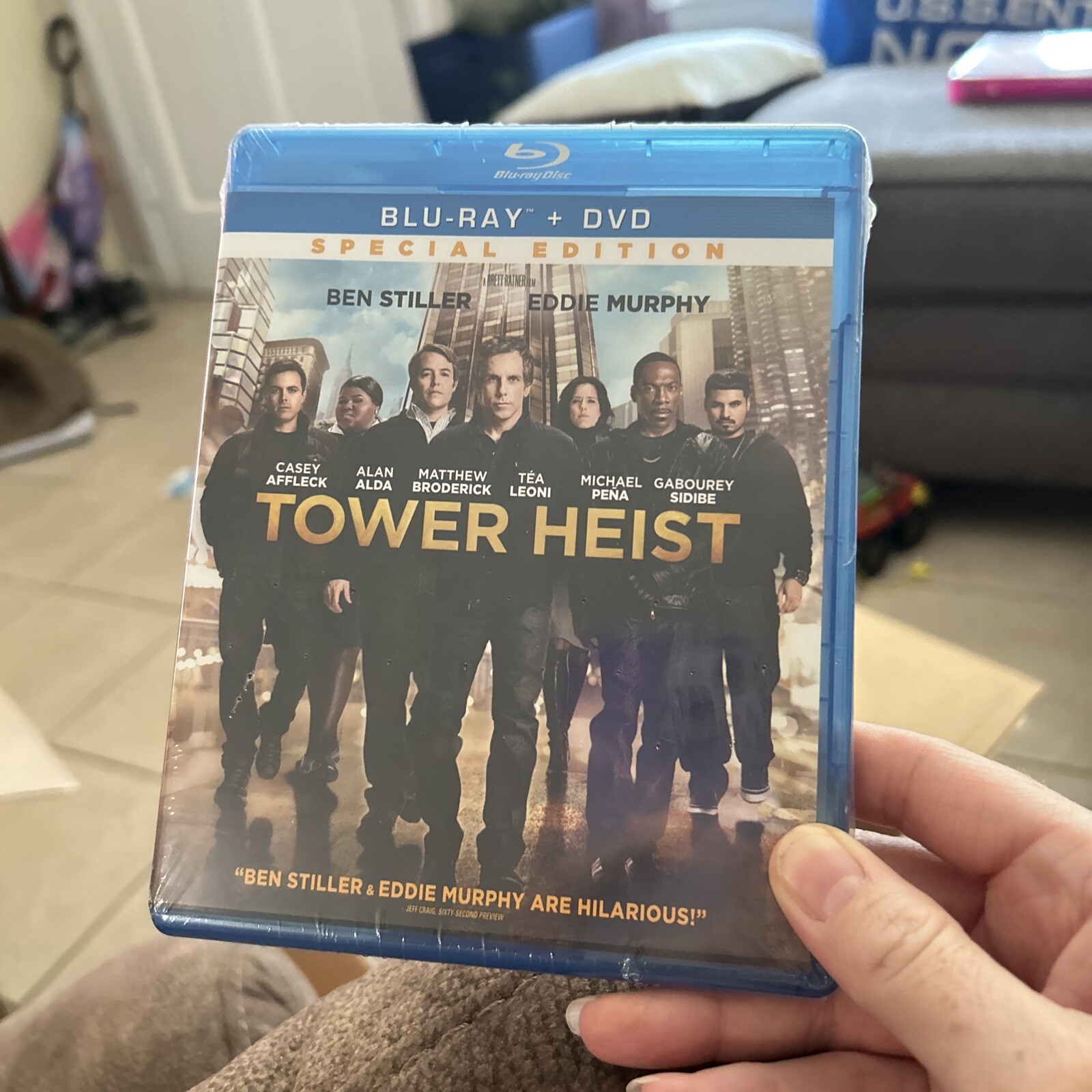TOWER HEIST Blu-ray New – Ben Stiller, Eddie Murphy, Alan Alda, Téa Leoni