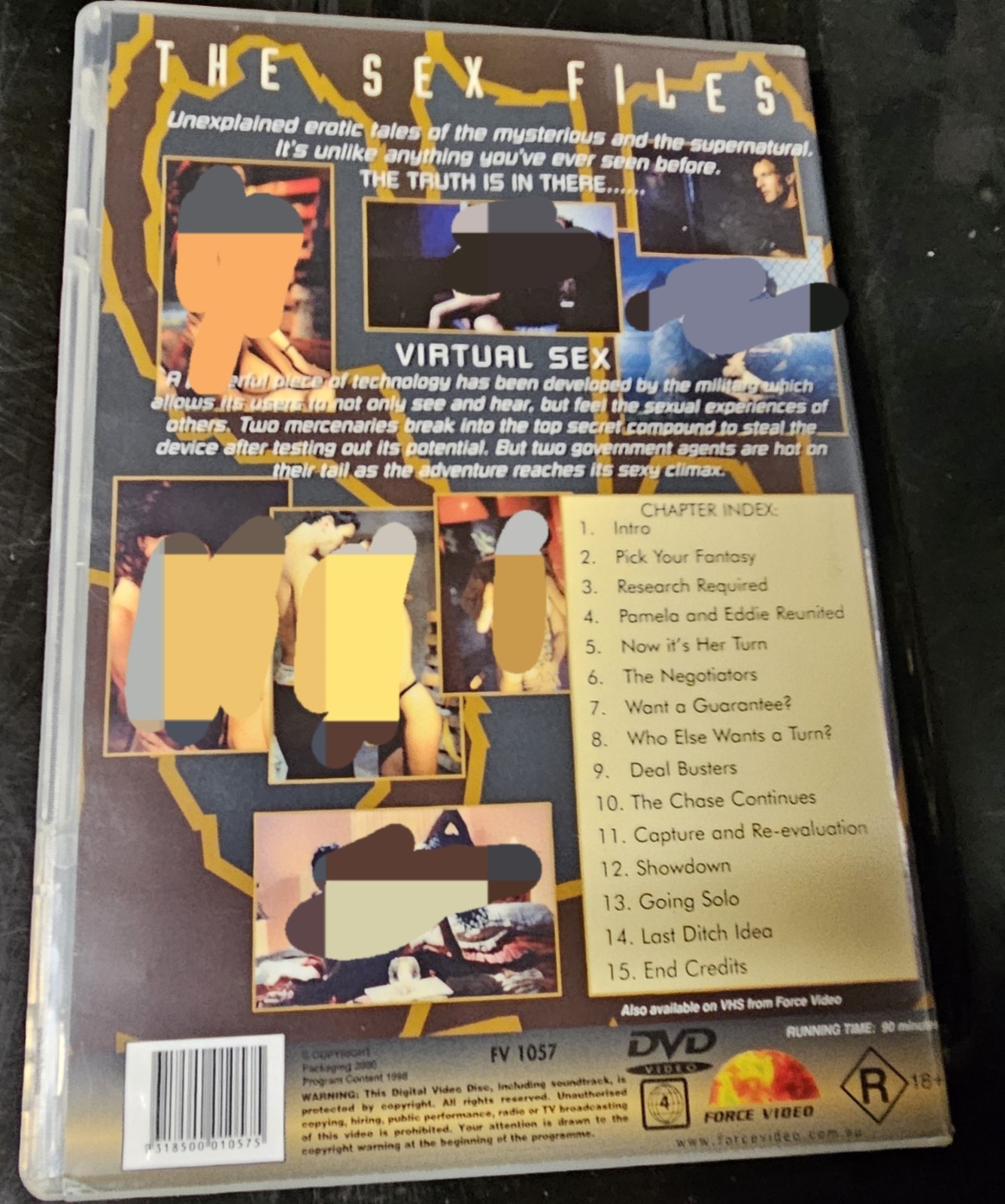 The Sex Files Virtual Digital Sex Dvd Region 4 Adult R18+ Skinemax Rare Oop