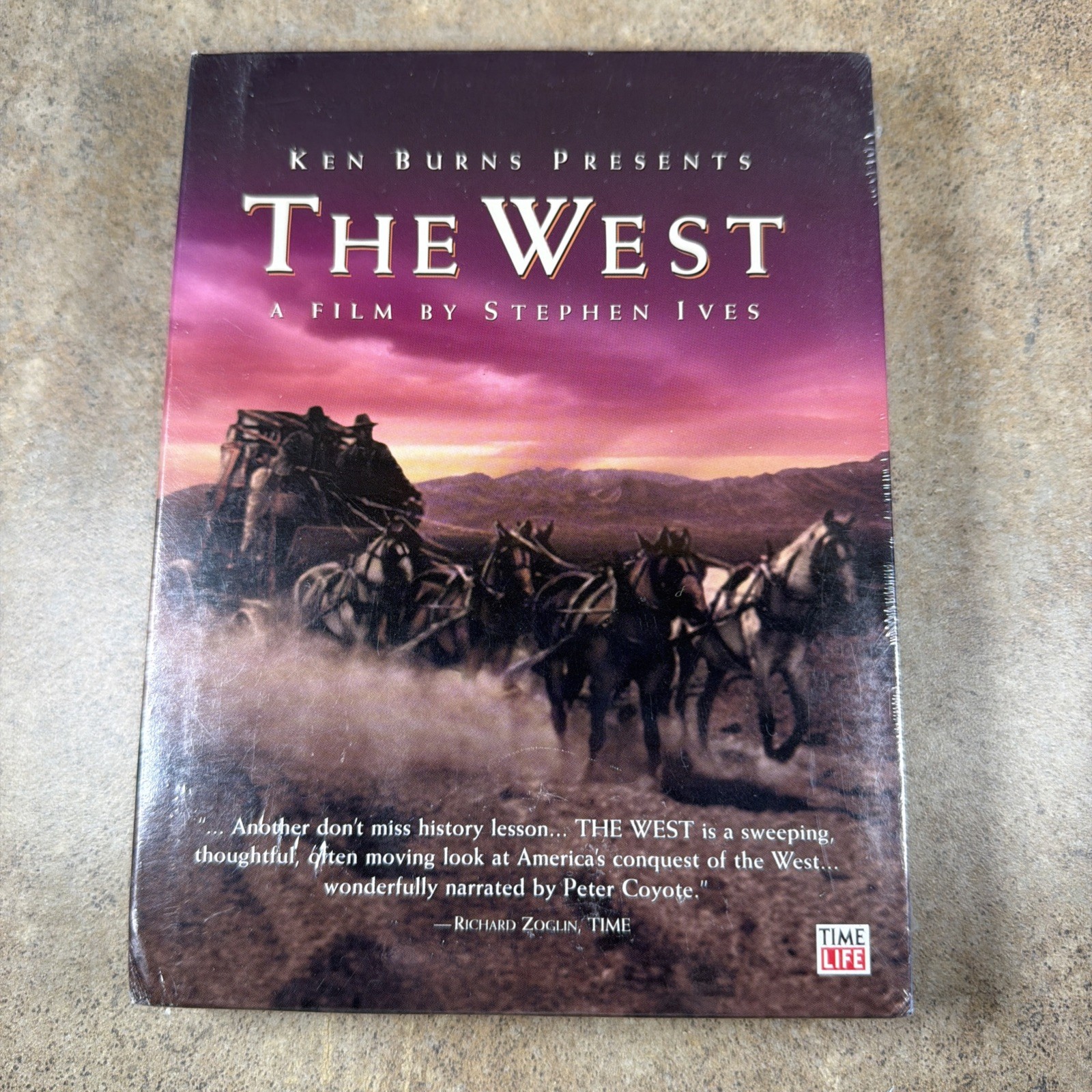 Ken Burns Presents THE WEST A Film by Stephen Ives DVD 5-Disc Set 2003 Time Life