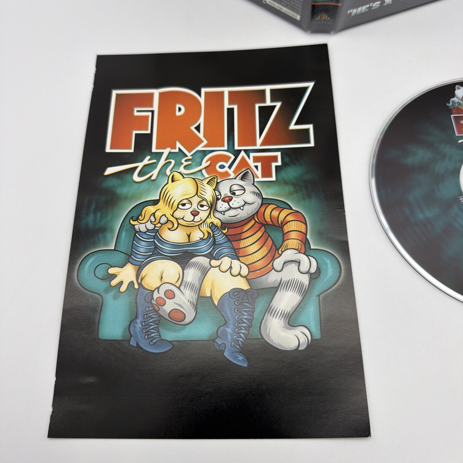 Fritz the Cat 1972 (DVD, 2001, Avant-Garde Cinema) OOP Adult Animated Cult Film