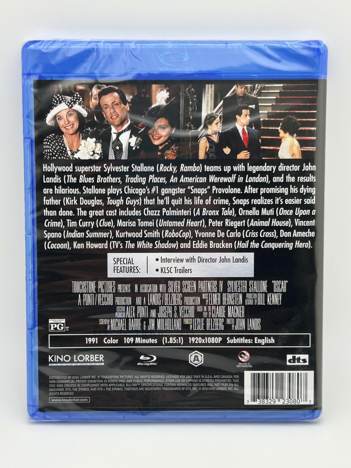 Oscar (1991) Blu-ray Sylvester Stallone John Landis (dir) 90s Mafia Comedy NEW