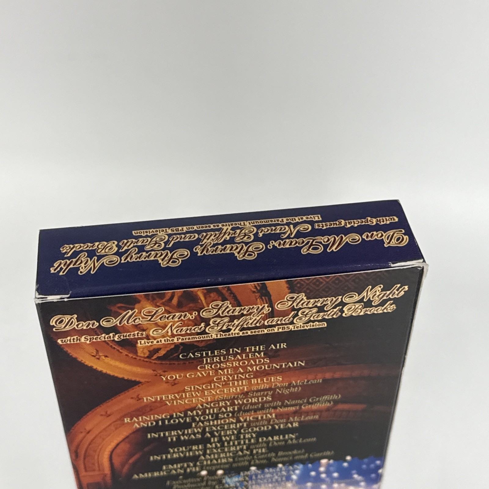 Don McLean Starry Night VHS 2000 PBS Live Paramount Theater SIGNED Autographed