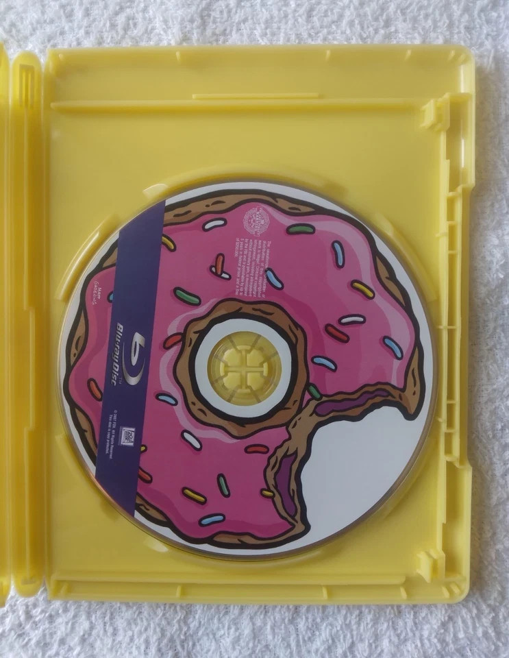 The Simpsons Movie (Blu-ray, 2007) with rare OOP yellow case