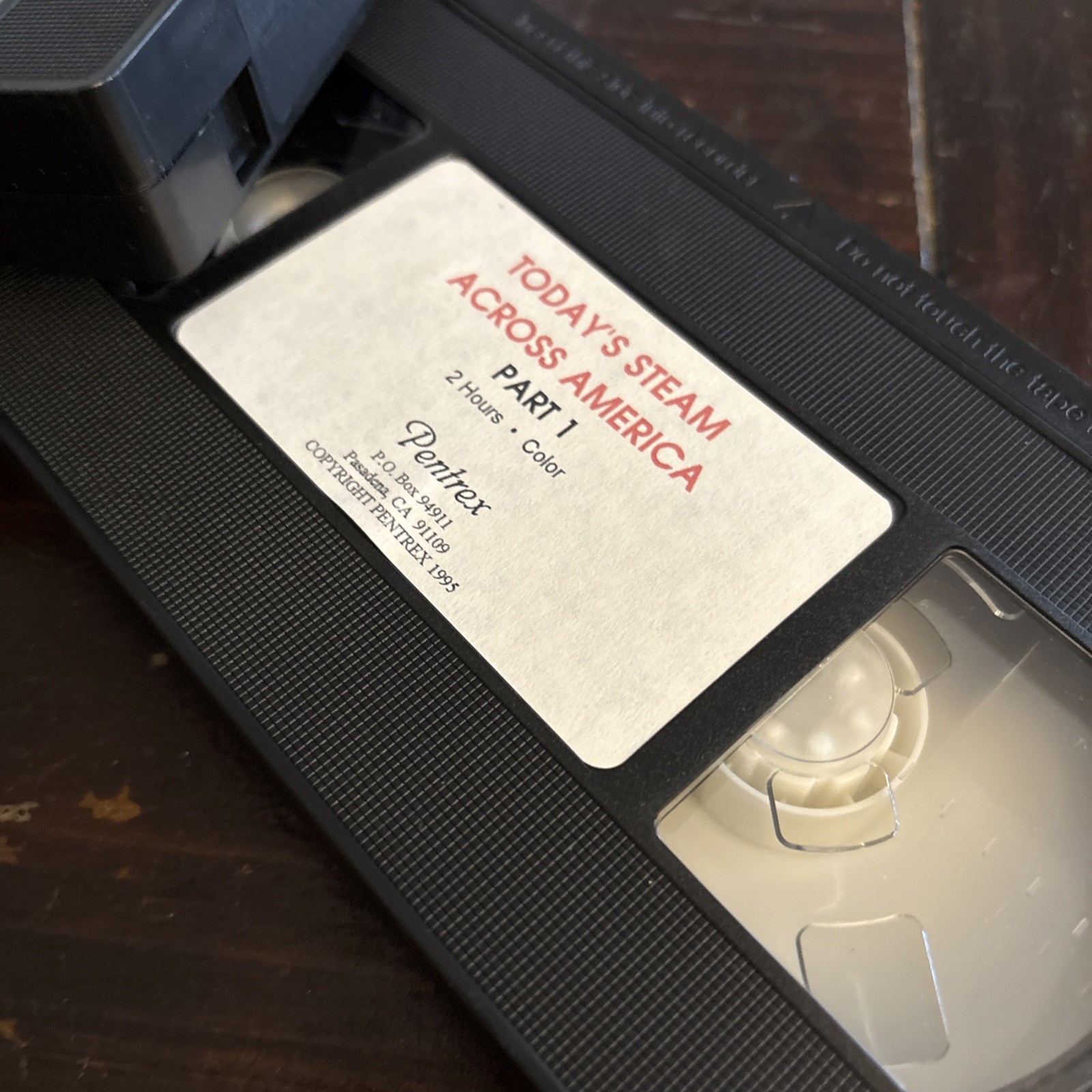 Pentrex Video Today’s Steam Across America Part 1 & 2 Train Railroad VHS 1995