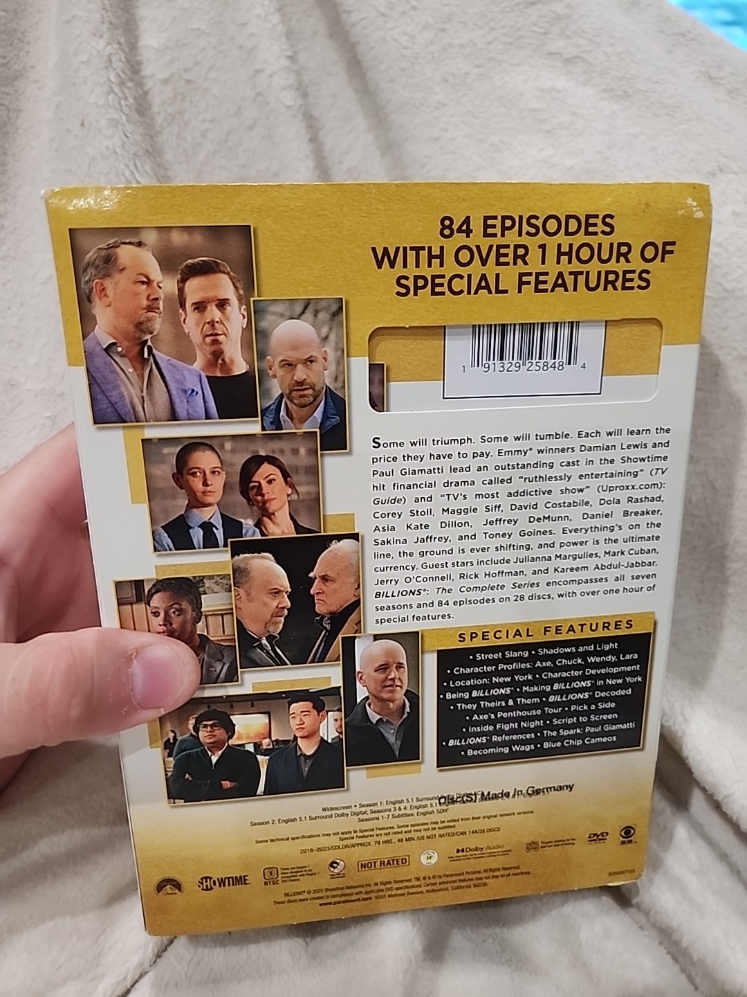 Billions: The Complete Series (DVD) Seasons 1 2 3 4 5 6 7 Works Showtime Show