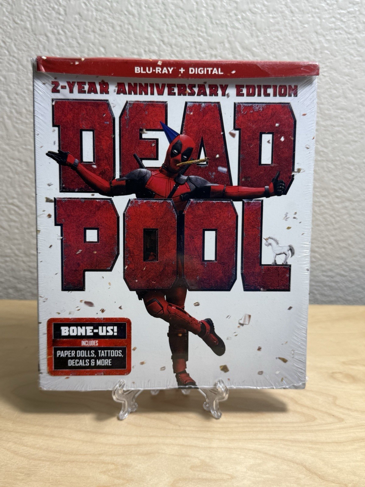 Deadpool Blu Ray Anniversary Edition Free shipping