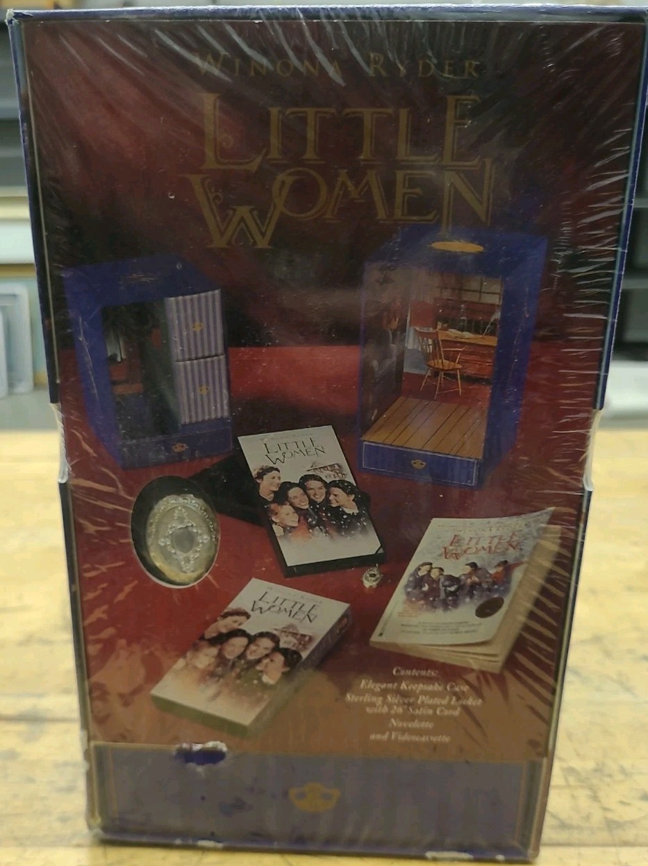 Little Women Winona Ryder VHS Book & Locket Sealed Box Set NEW