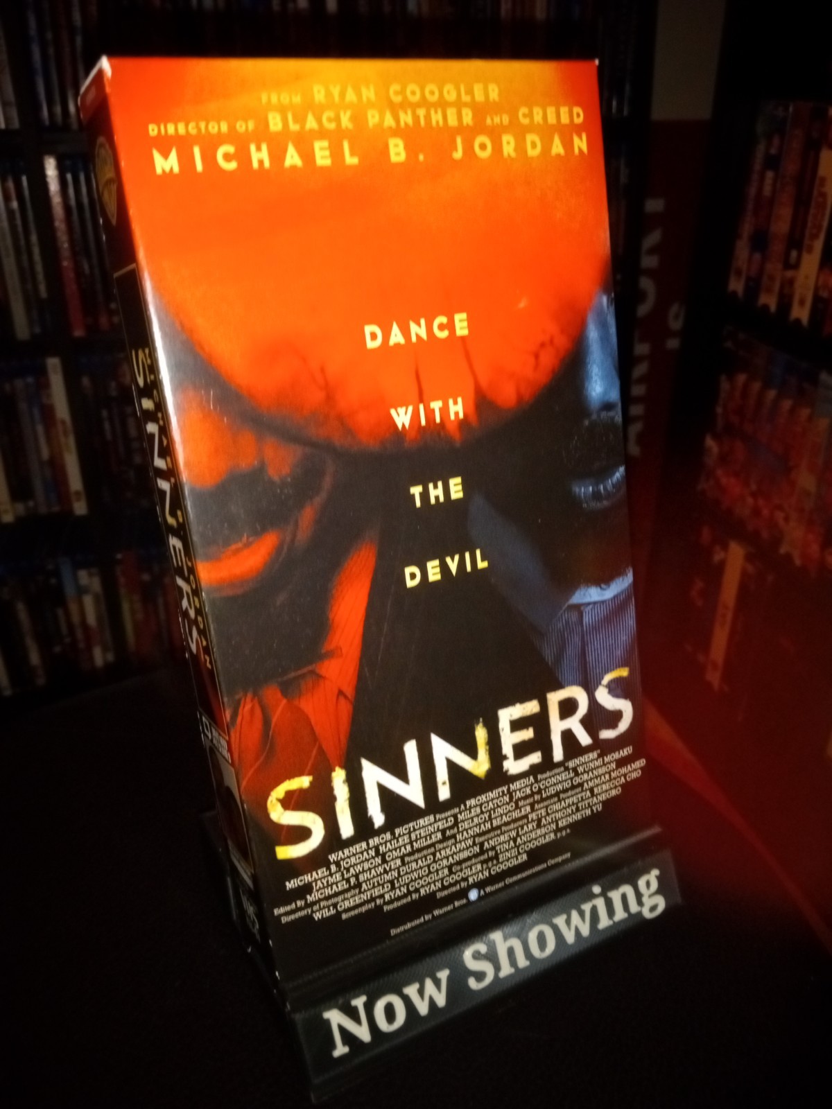 Custom VHS Sinners Michael B Jordan Vampires Ryan Coogler RARE OOP HTF