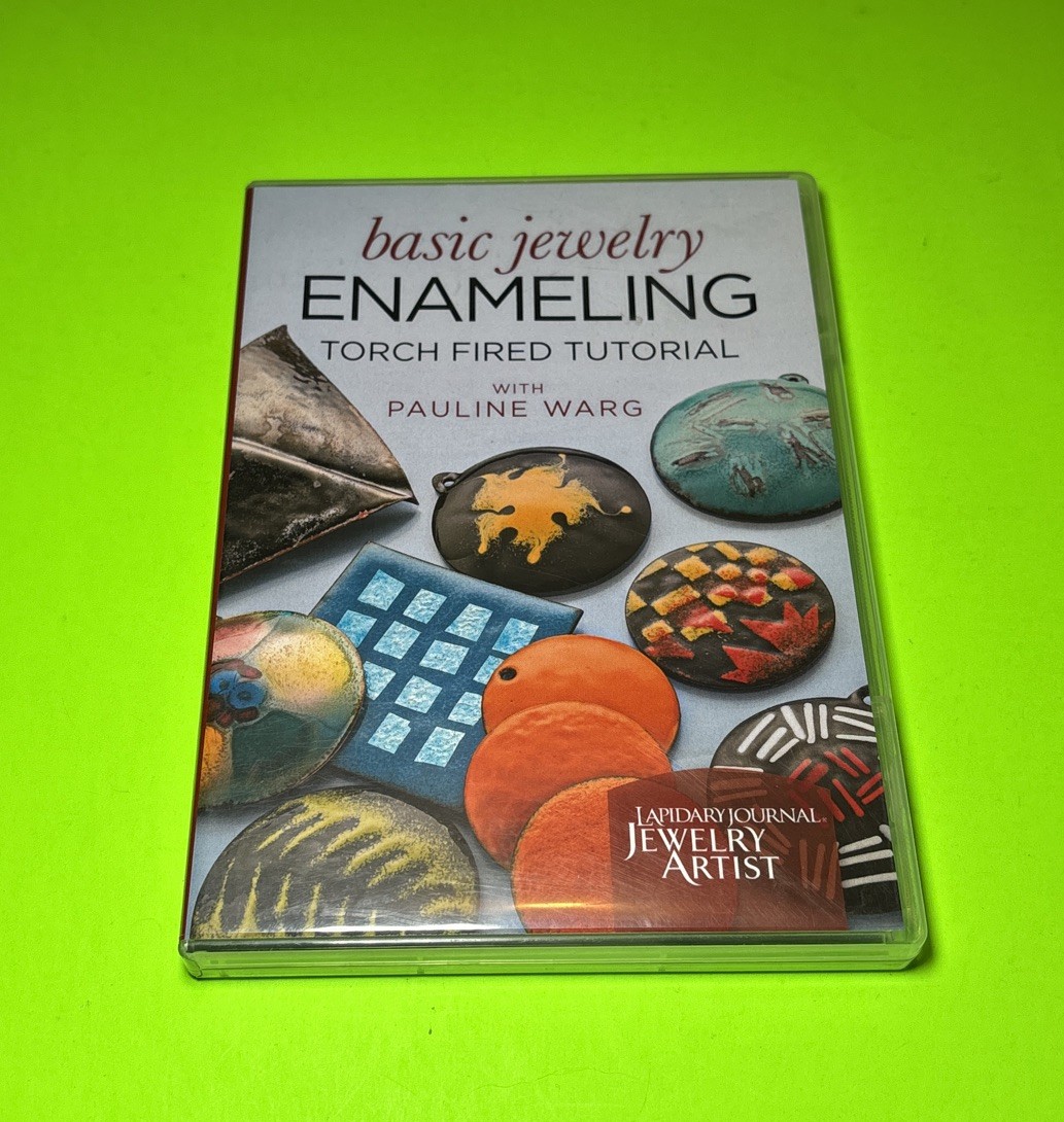 Basic Jewelry Enameling Torch Fired TUTORIAL DVD Pauline Warg Lapidary RARE OOP