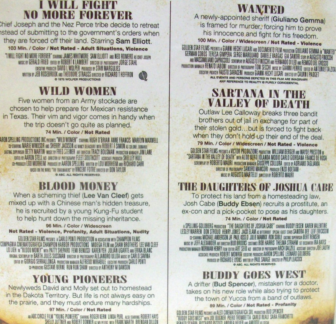 Like NEW 50+ Western Themed DVDs, Movies and some Vintage Television Shows