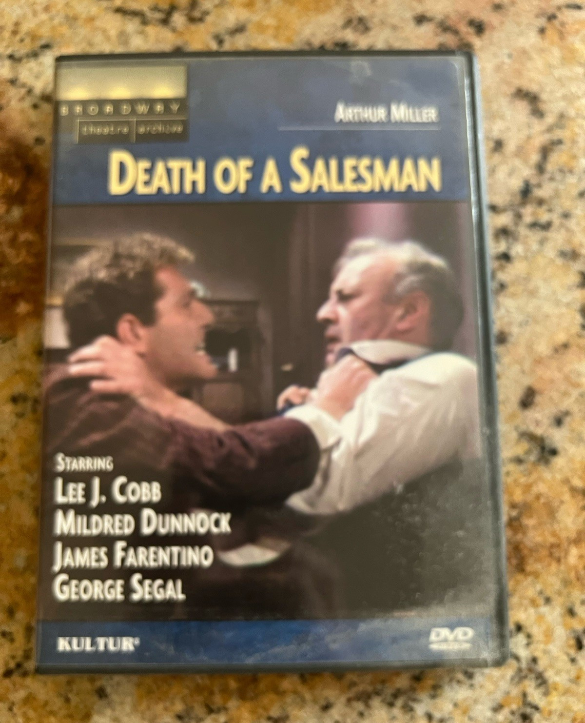Kultur Death of a Salesman DVD Alex Segal Lee J. Cobb George Segal 120 Min