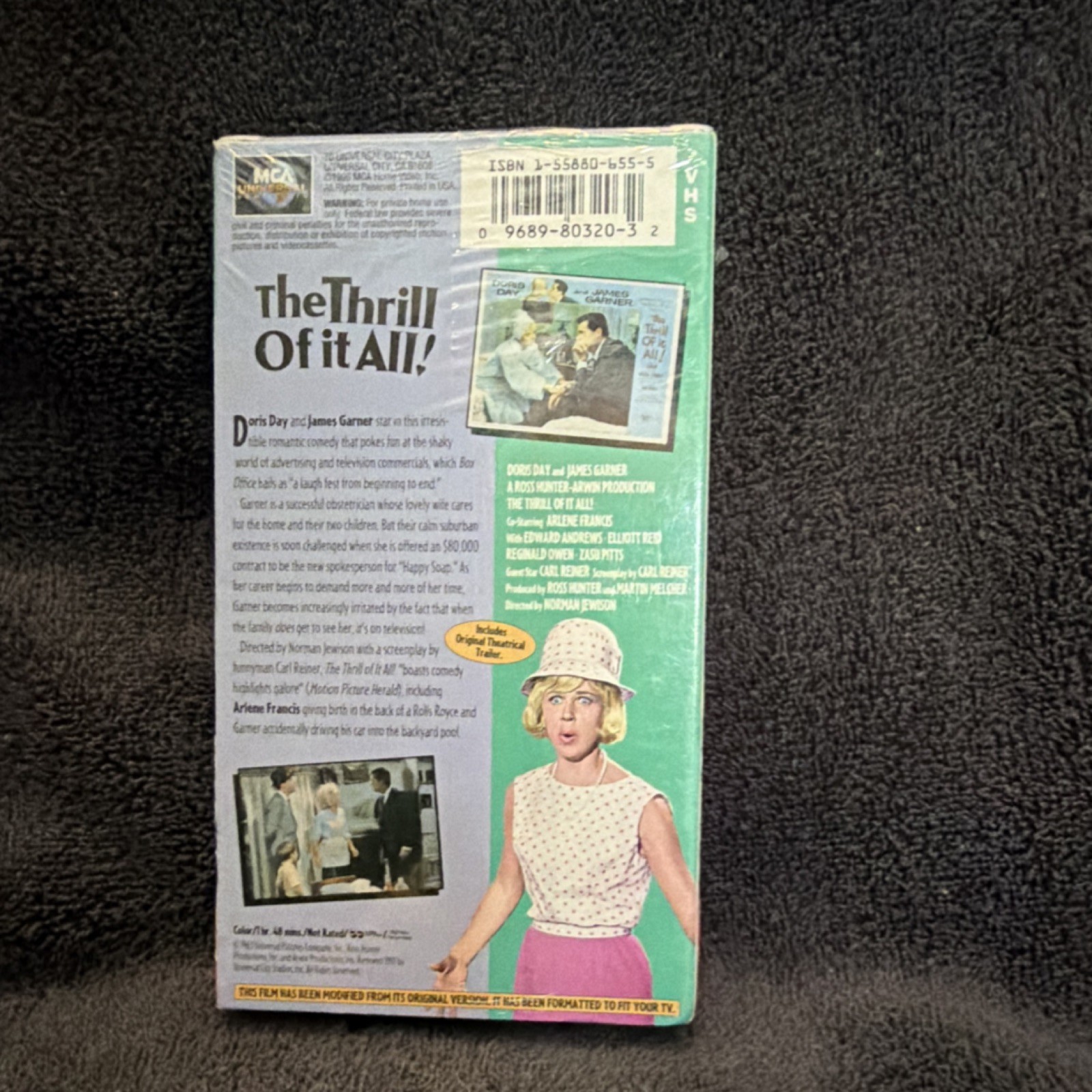 MCA Universal The Thrill of It All VHS Comedy Doris Day James Garner