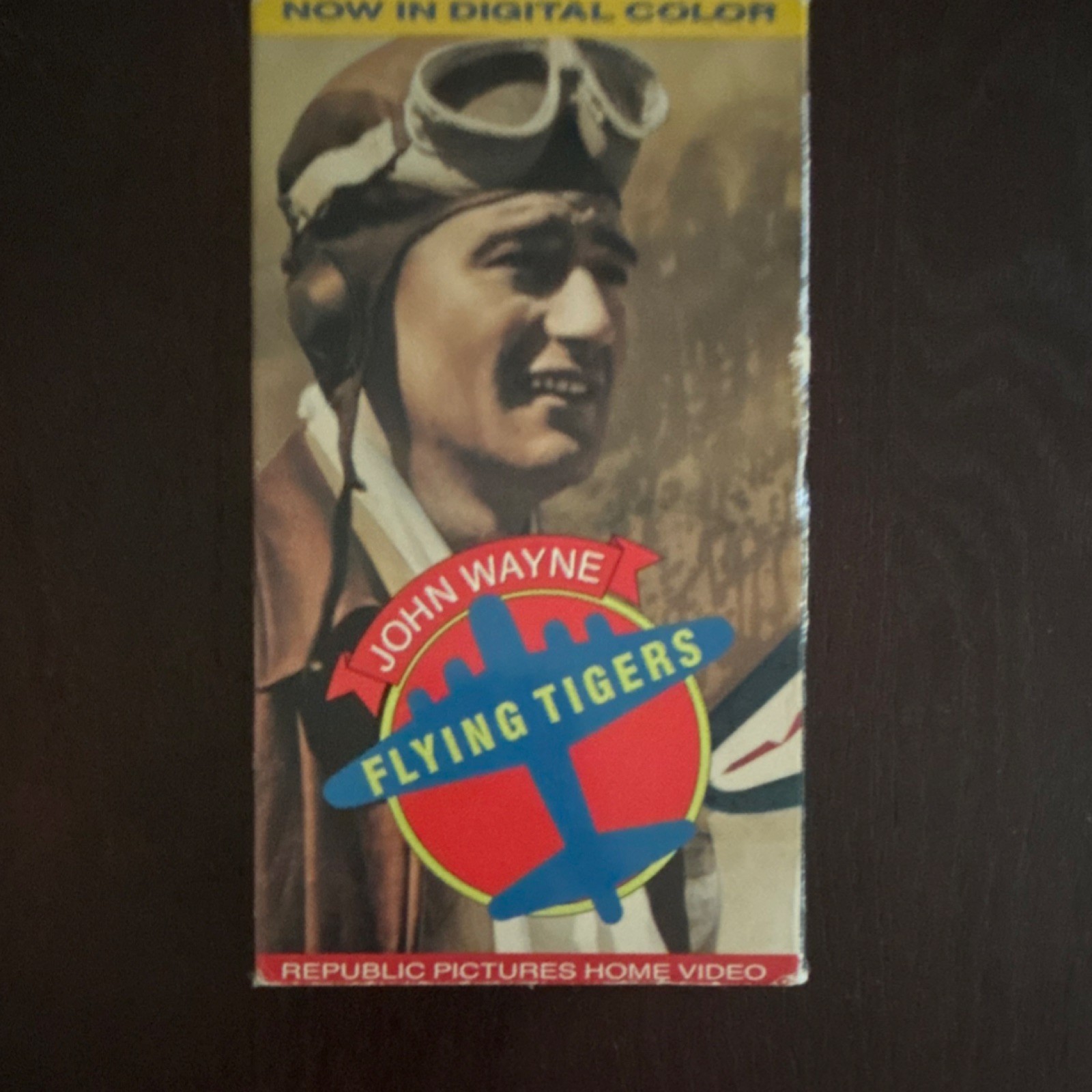 Republic Pictures Flying Tigers John Wayne VHS NTSC Action War David Miller