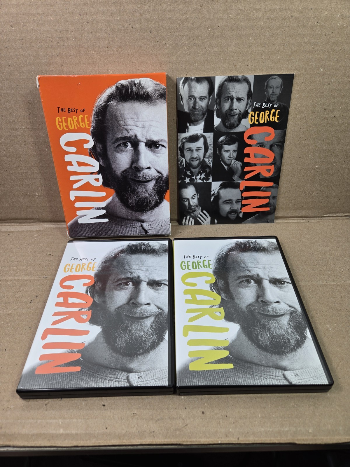 The Best of George Carlin (DVD, 2019, 12-Disc Box Set) Used Condition