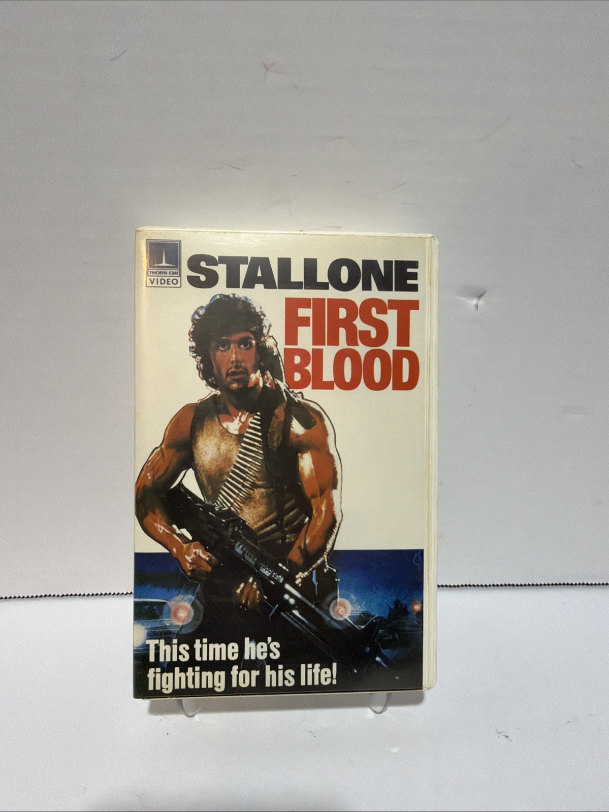 Betamax First Blood Rambo Thorn EMI Clamshell Original Release Stallone see pics