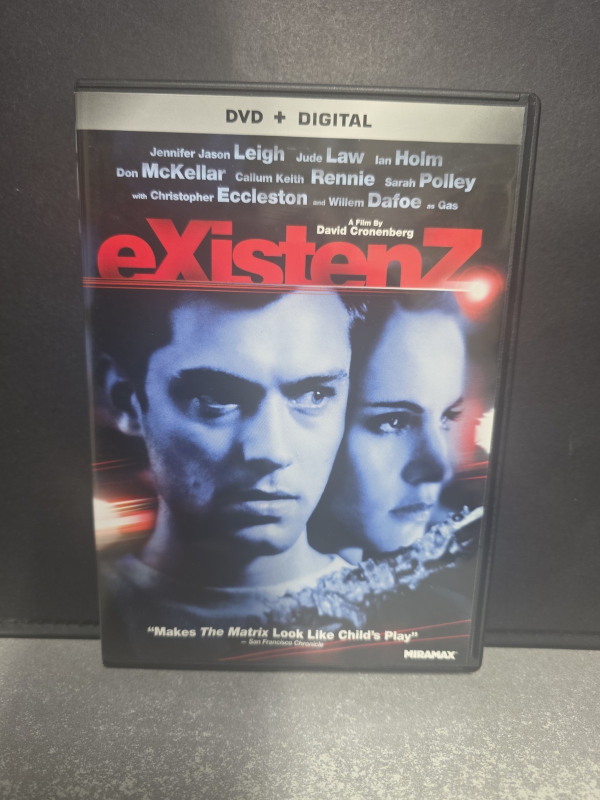 eXistenZ (DVD) David Cronenberg Body Horror classic Rare Cover, Like New,