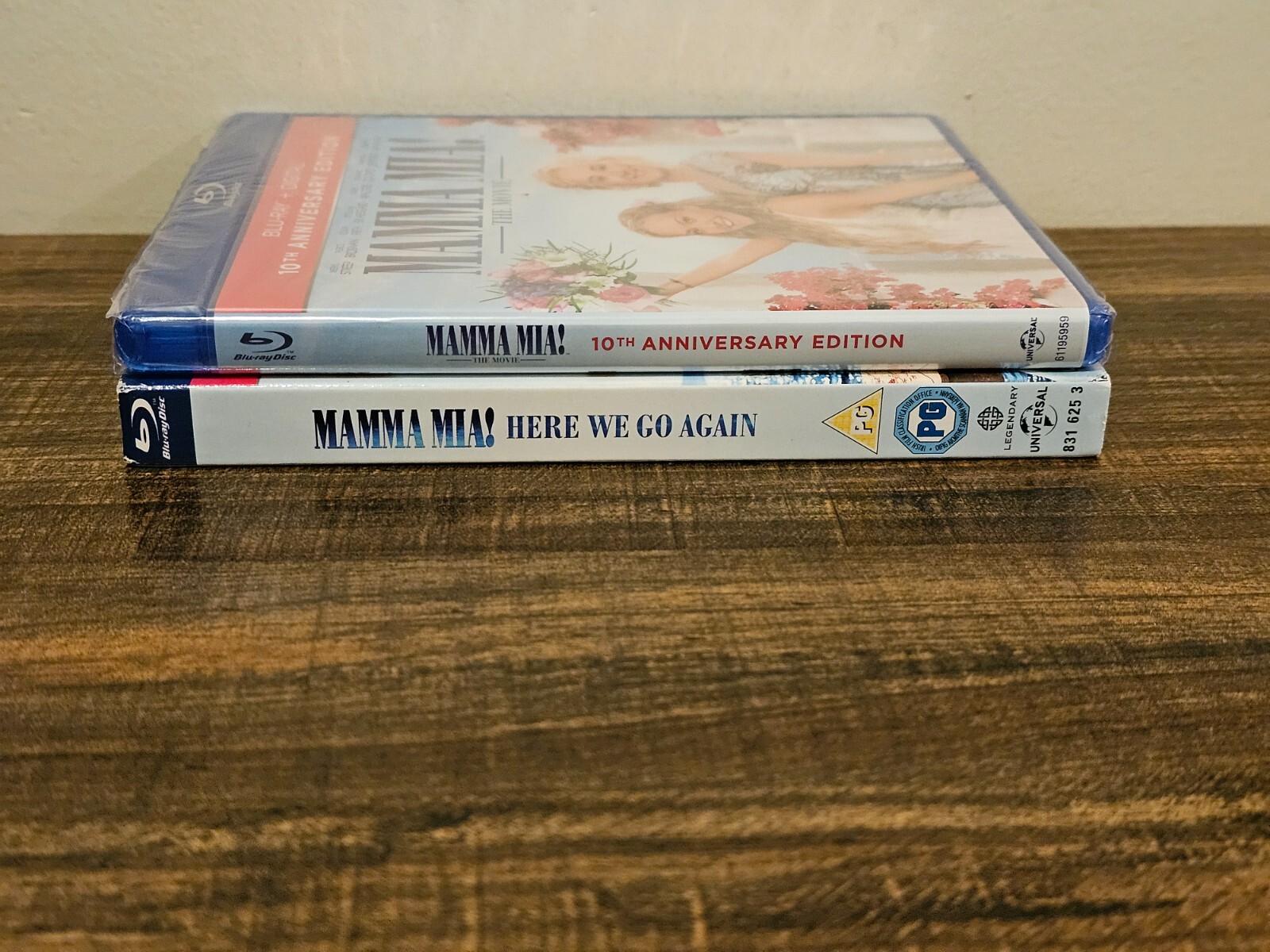 Mamma Mia!: The Movie + Mamma Mia!: Here We Go Again (Blu-Ray + Digital) New!!!