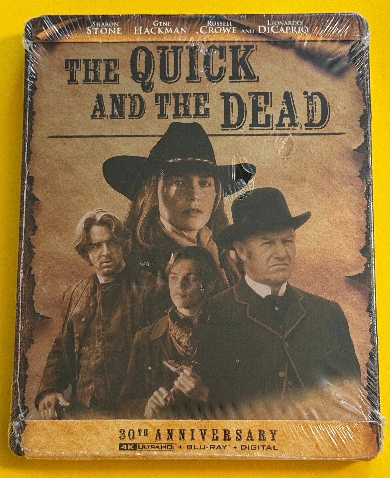 The Quick And The Dead 30th Anniversary Steelbook 4K & Blu-Ray New/minor dents