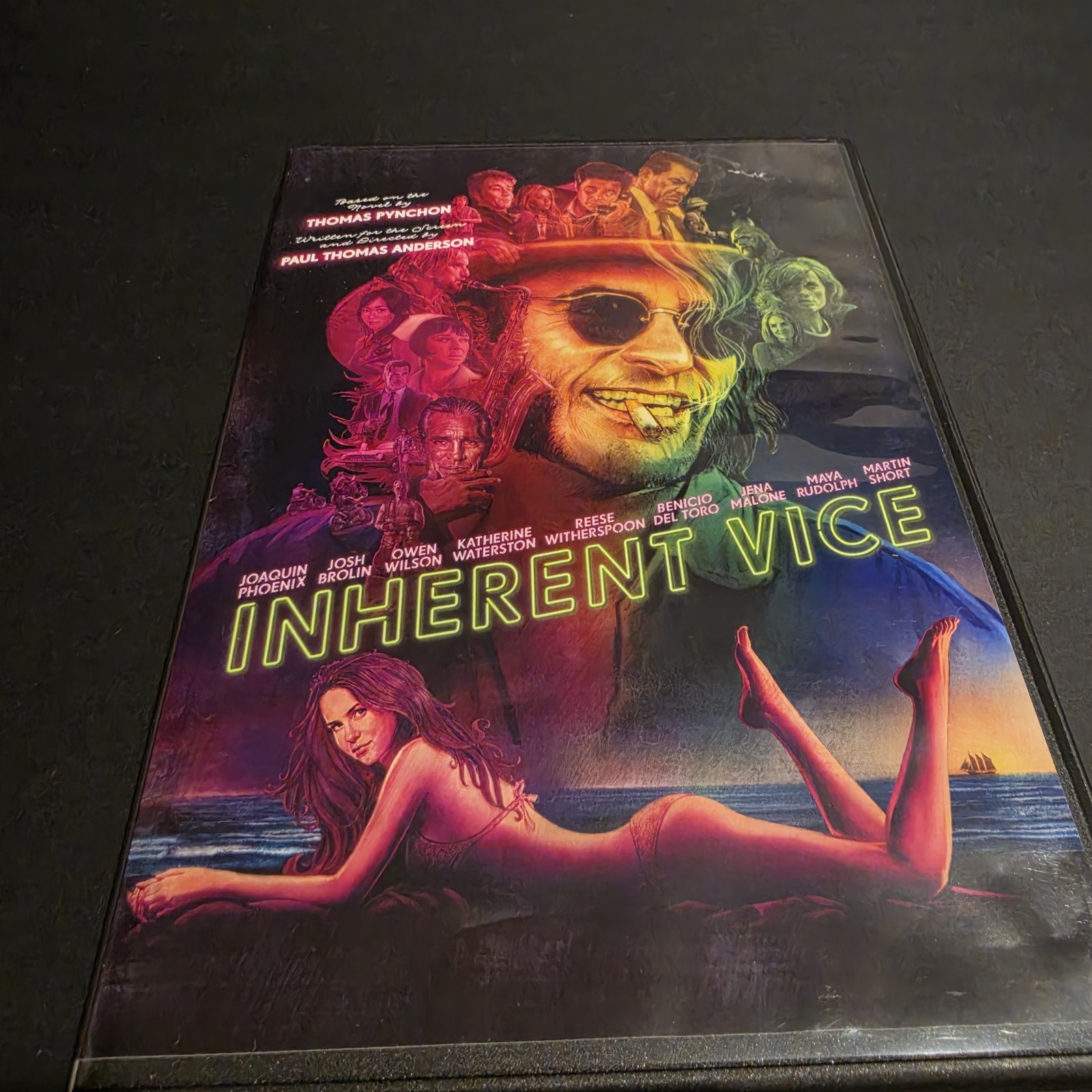 Inherent Vice DVD (2014) Neo Noir Comedy, Joaquin Phoenix, Owen Wilson