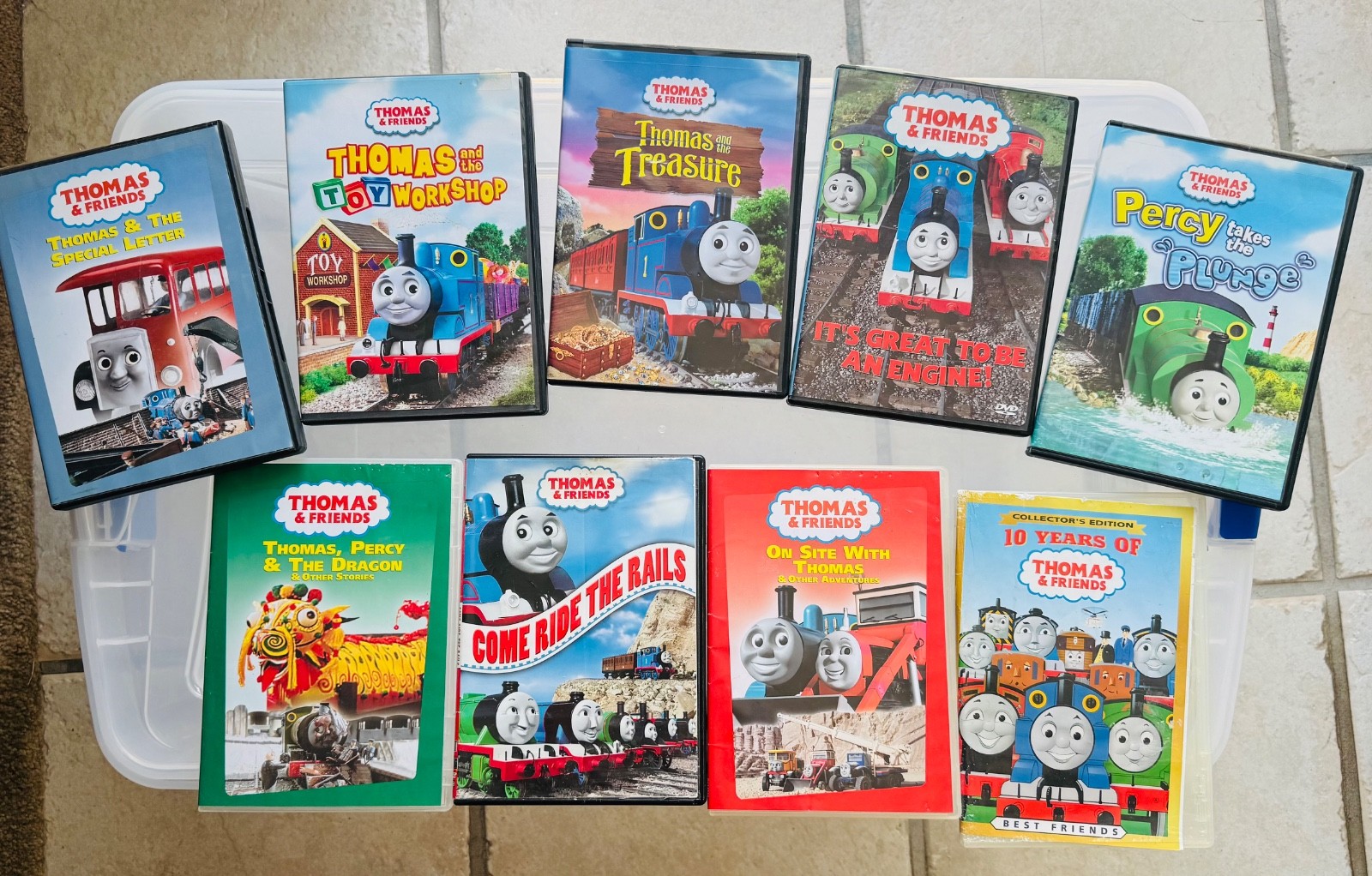 Thomas the Train DVD’s lot