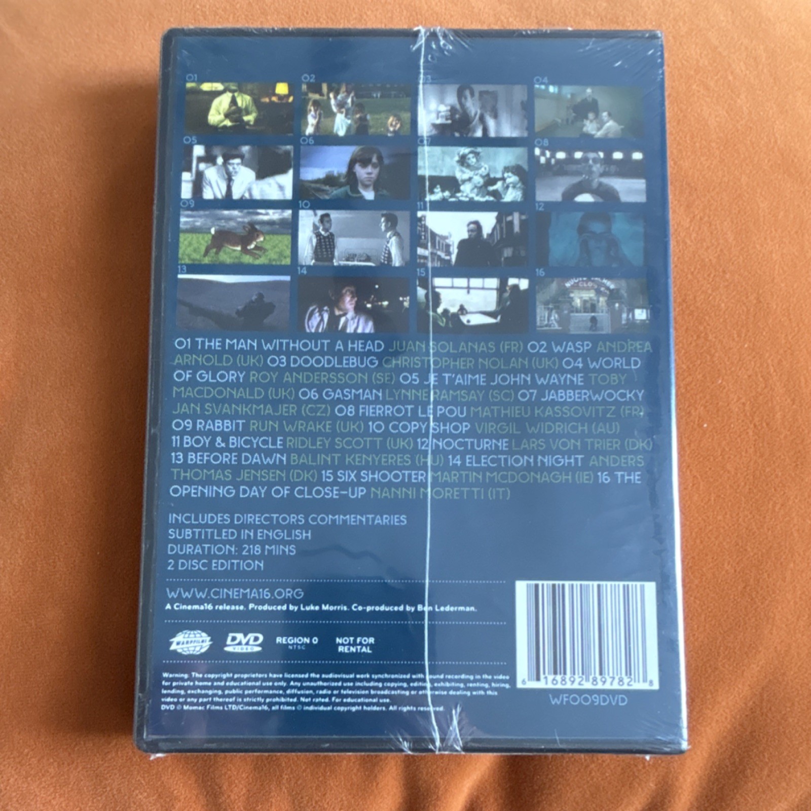 Cinema 16: European Short Films DVD 2-Disc Region 0 NR Subtitled Commentary