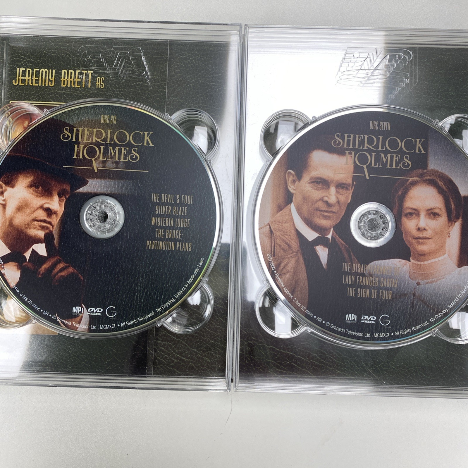Sherlock Holmes The Complete Granada TV Series DVD Boxset 12 Discs Tested