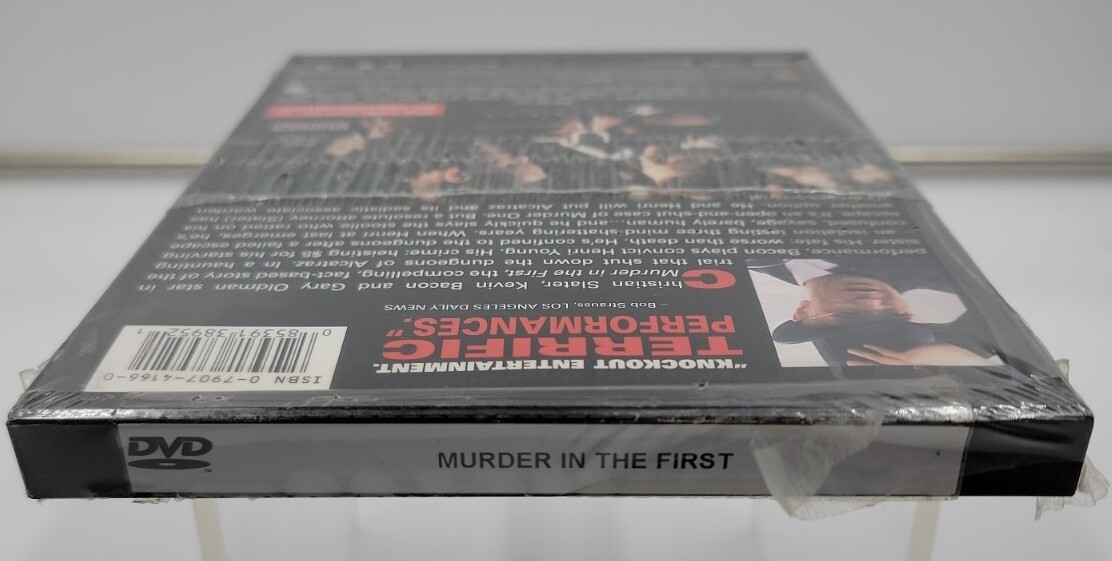 Murder in the First DVD Snapcase Christian Slater Kevin Bacon Gary Oldman Sealed