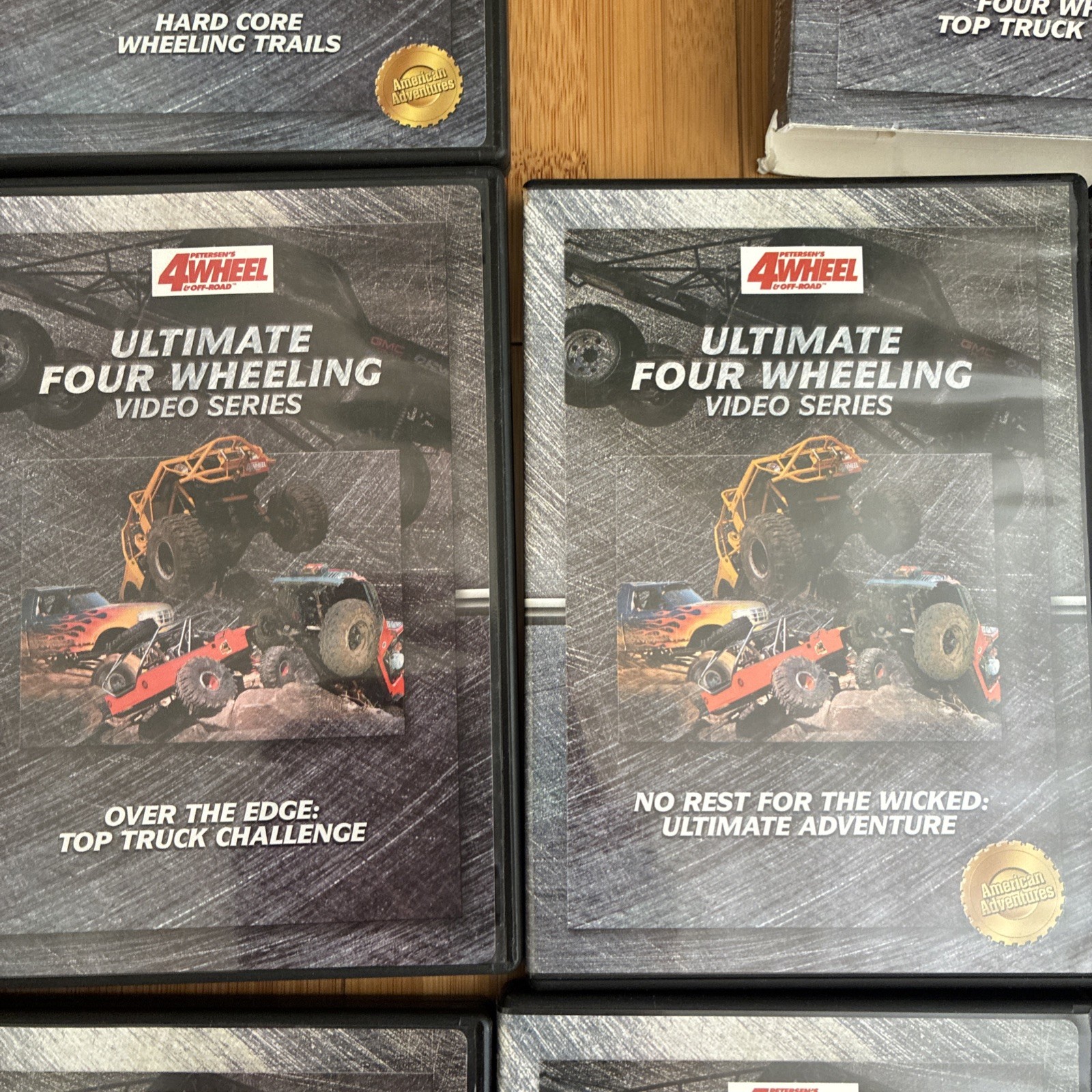 Petersen’s Ultimate Four Wheeling Video Series Lot 14 DVDs + VHS 4Wheel Off Road